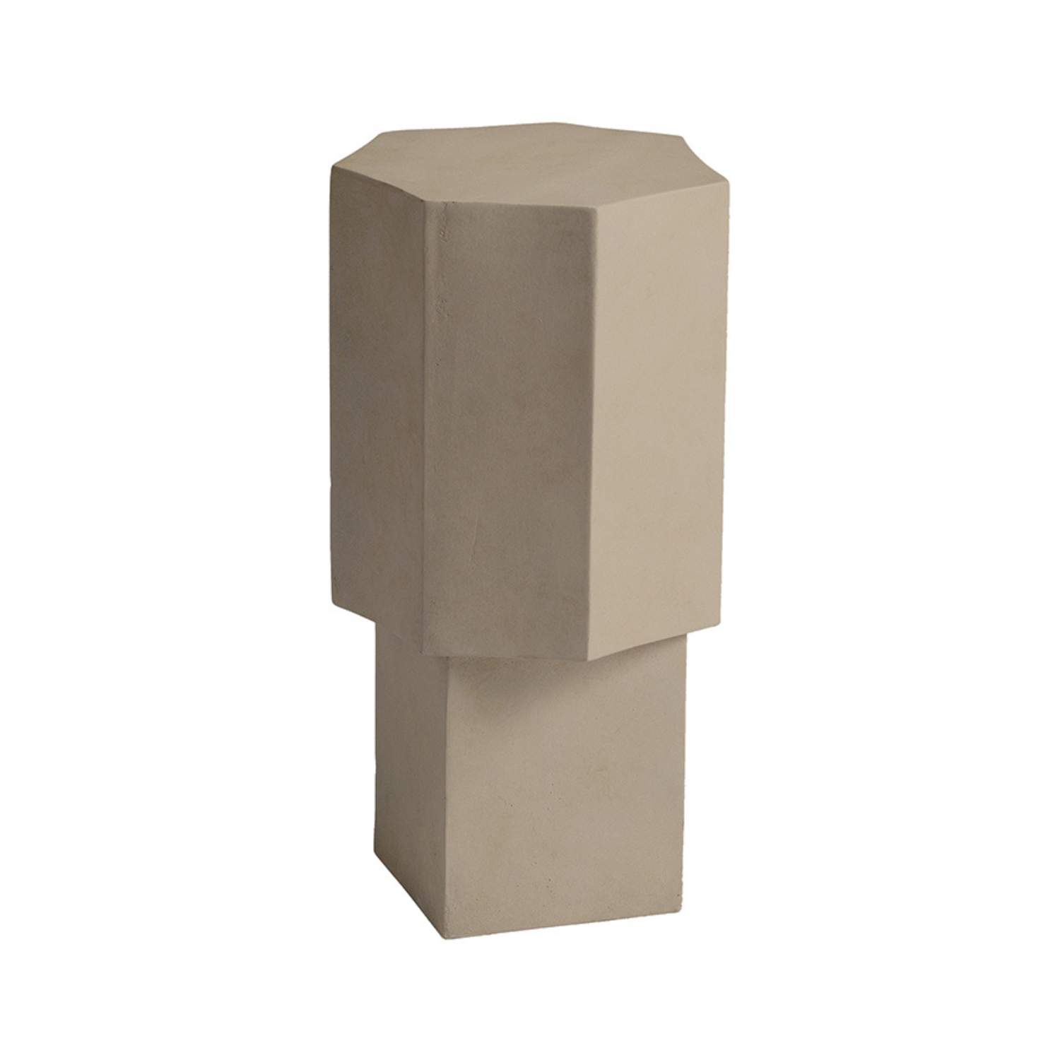 Stolik boczny QUARTZ beżowy beton