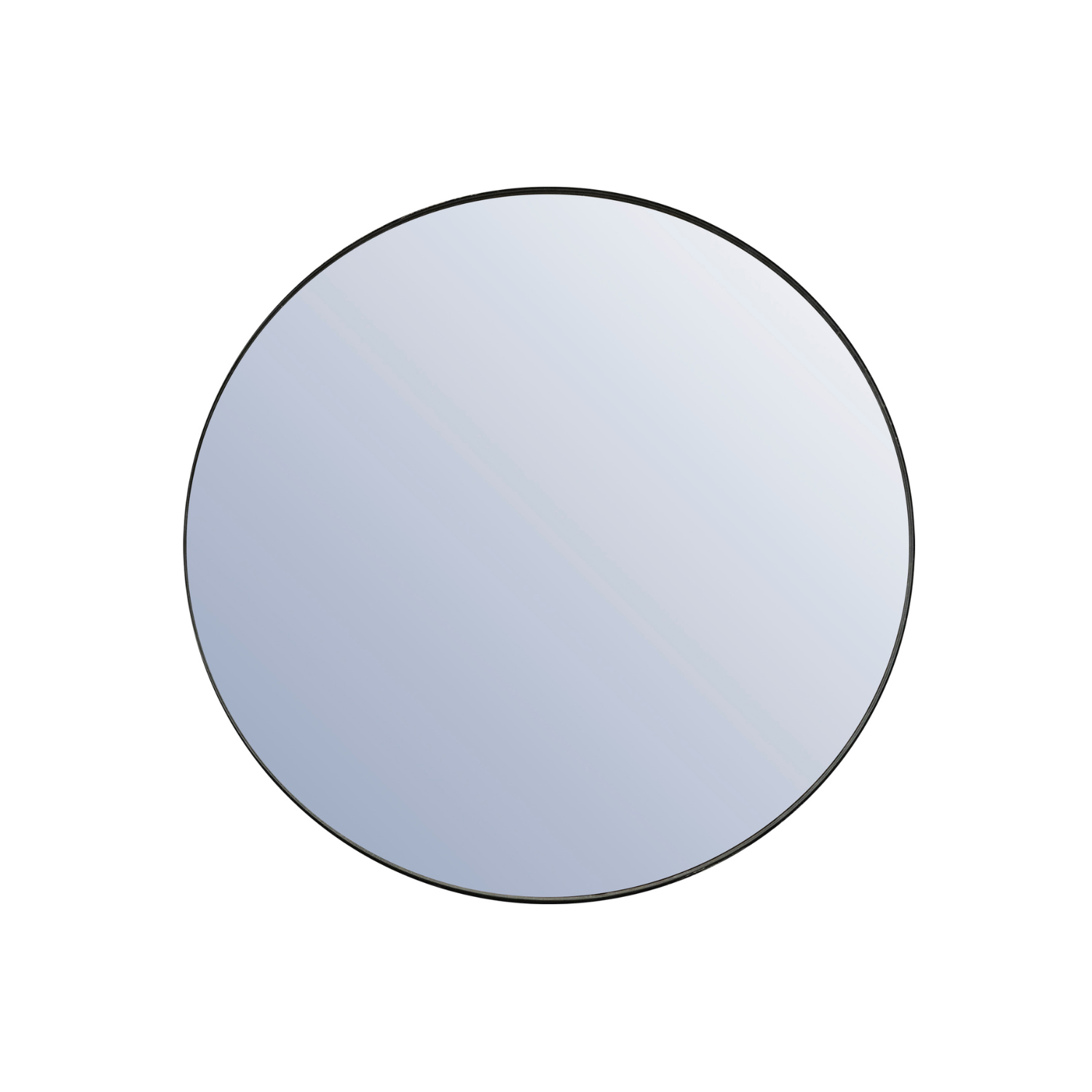 IMMENSE round mirror black frame