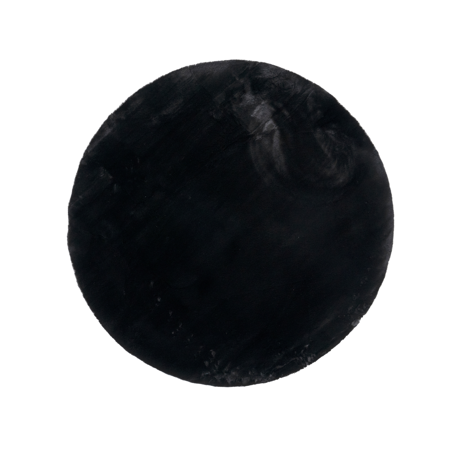 ZENA black round rug