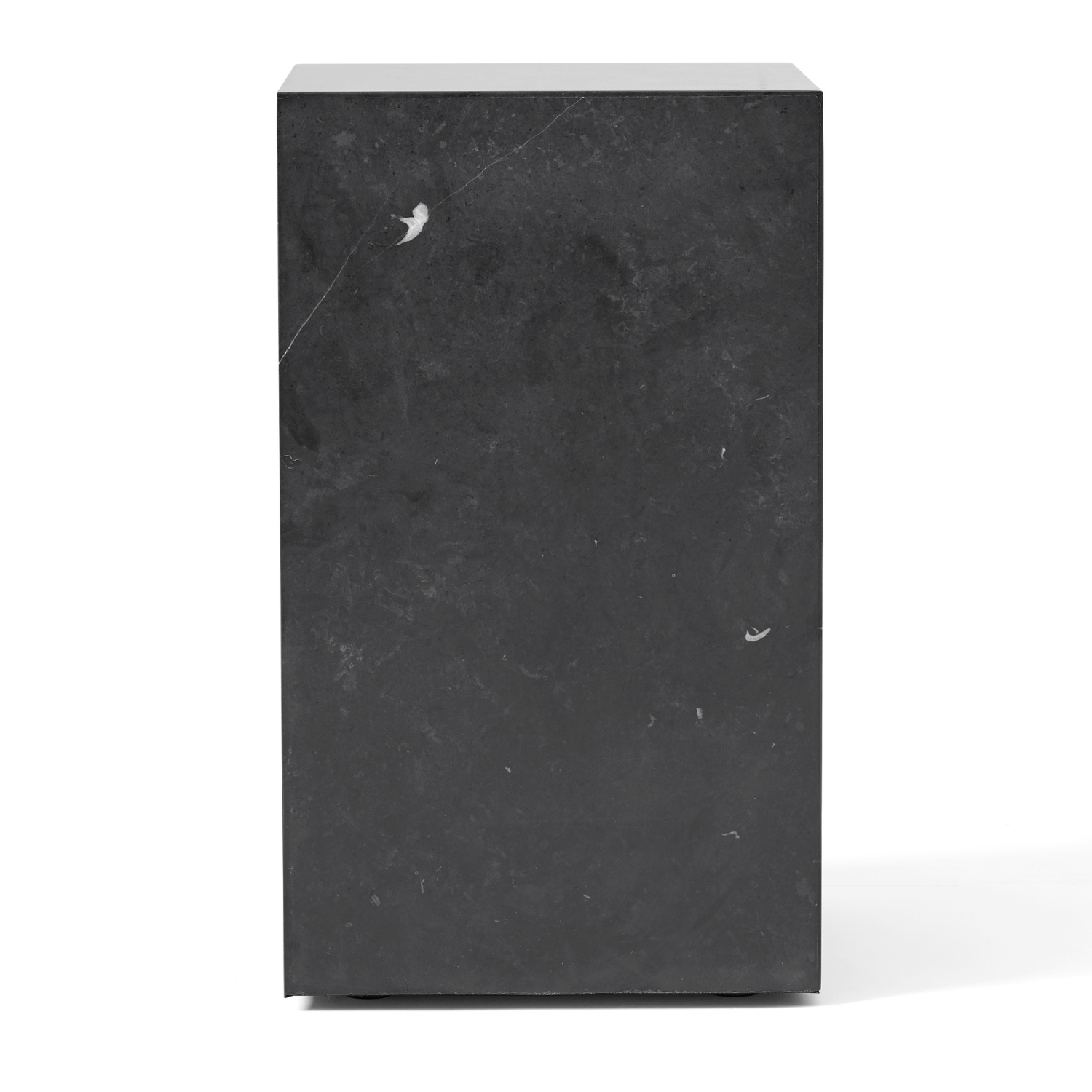 Stolik boczny PLINTH grafitowy marmur