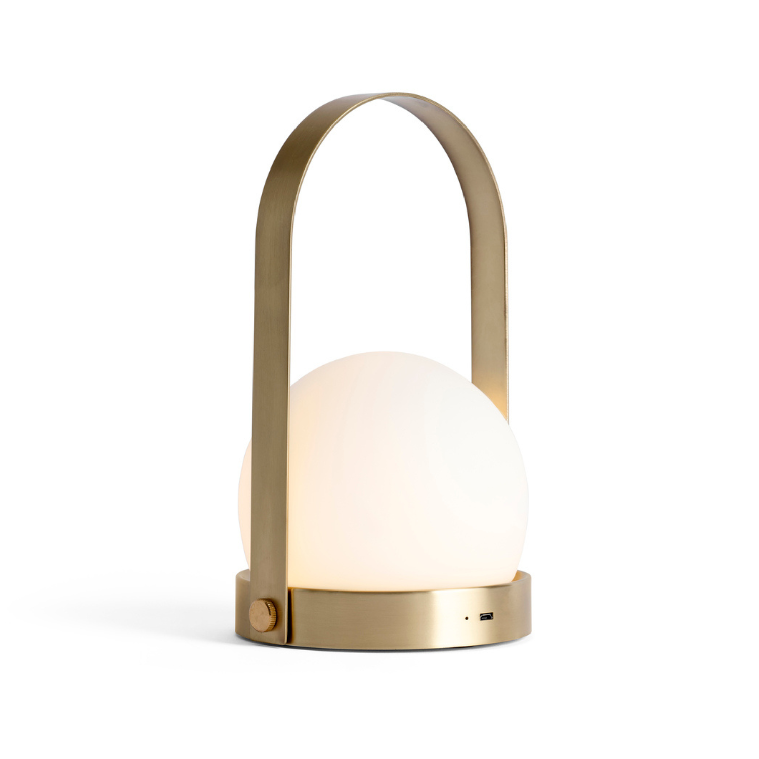 Lampa przenośna CARRIE polerowany mosiądz