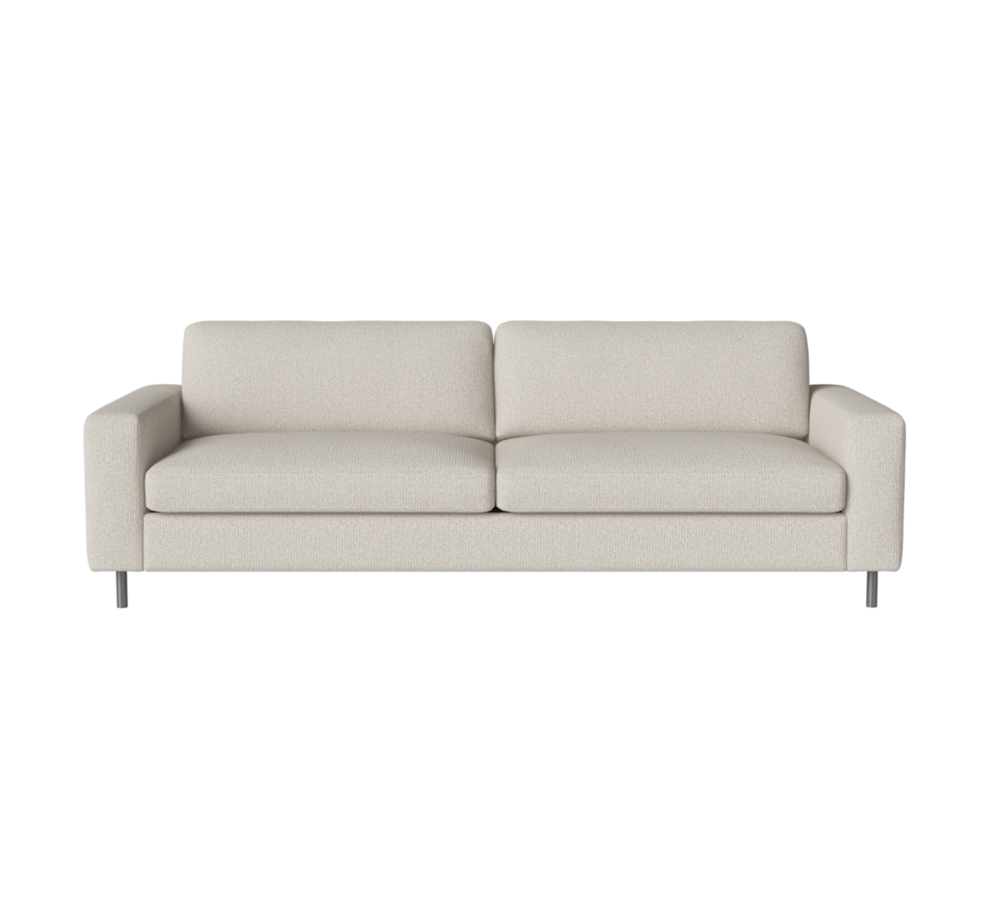 3-person sofa scandinavia metal base