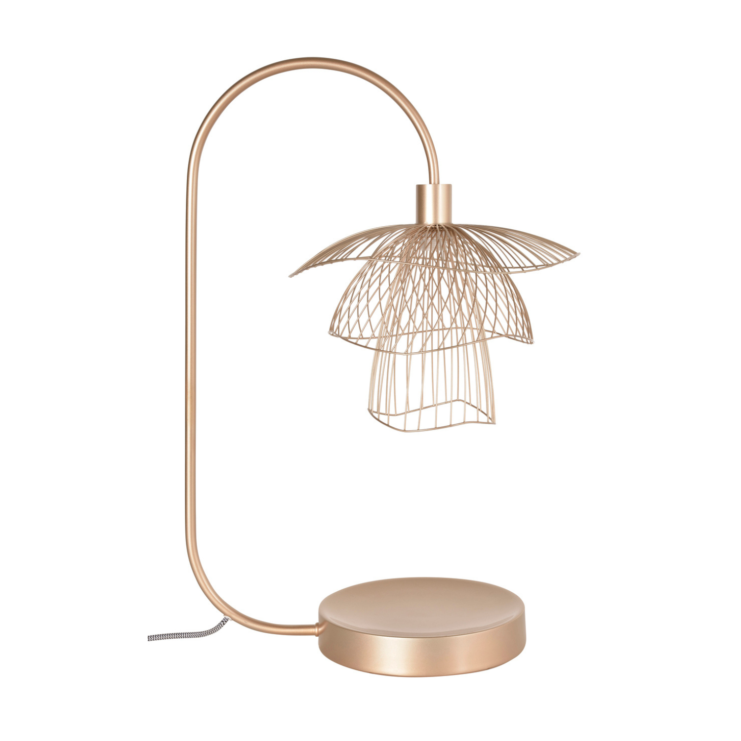 Table lamp papillon champagne golden