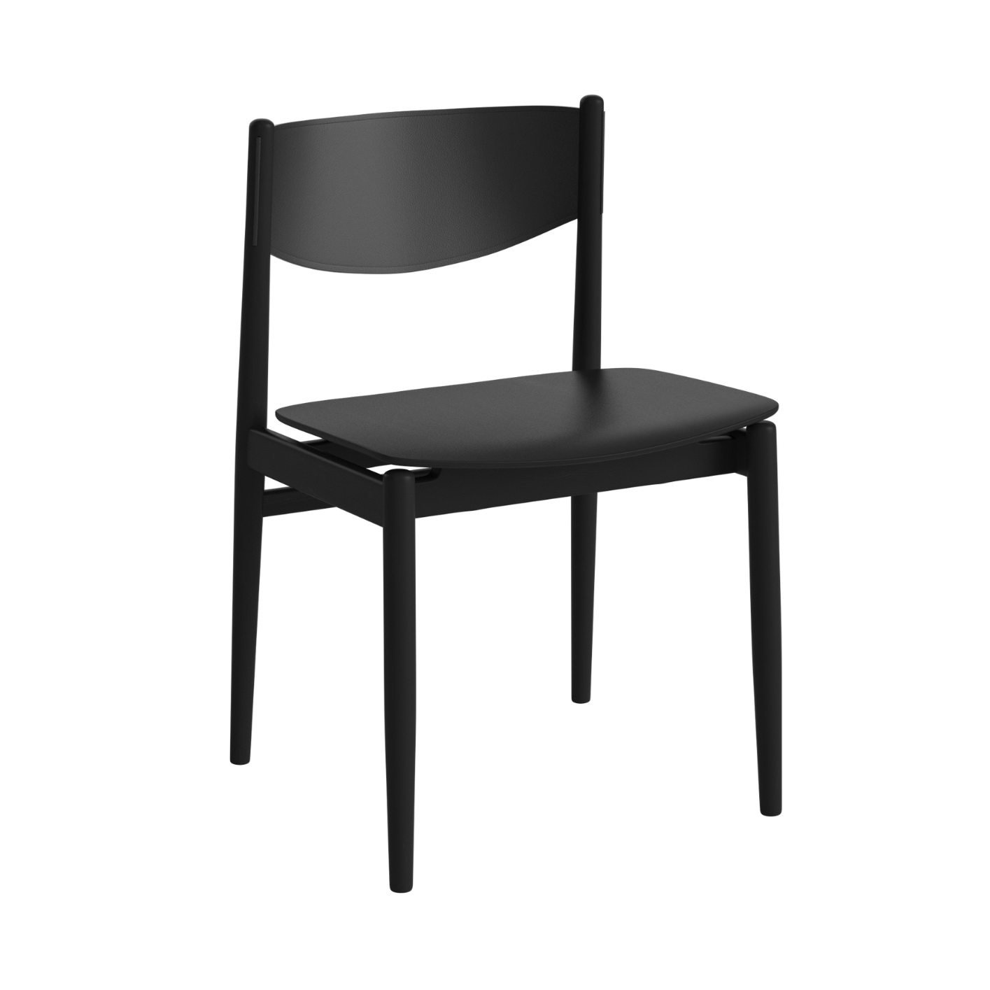 Apelle chair black oak wood