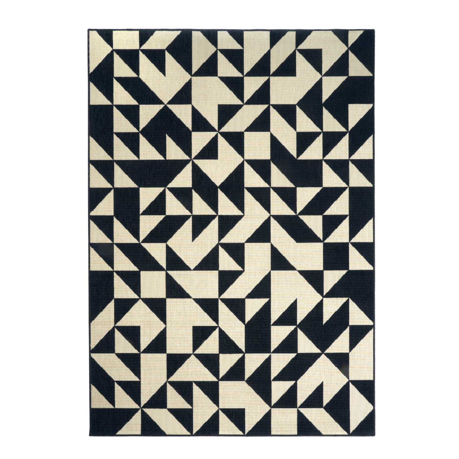 Dywan LUZ czarno-biały Carpet Decor    Eye on Design