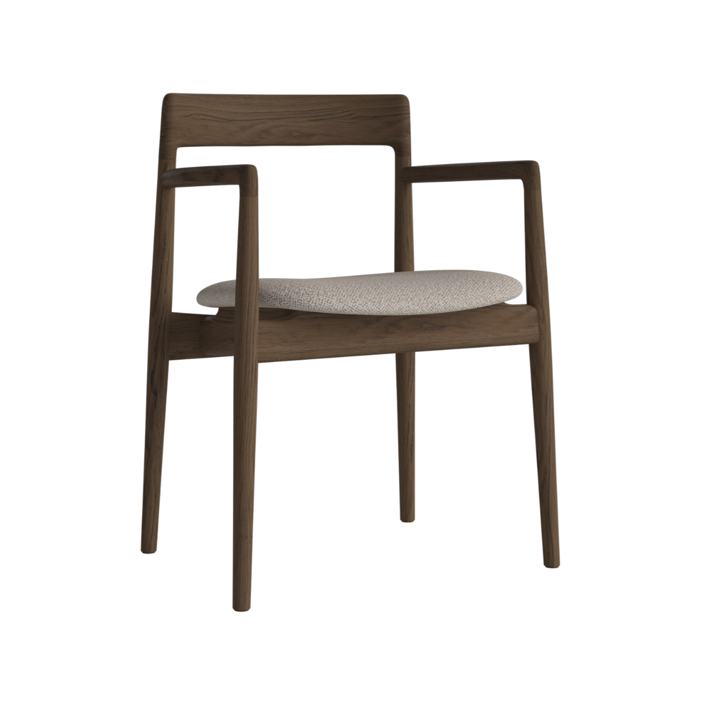 Calma chair dark oak wood