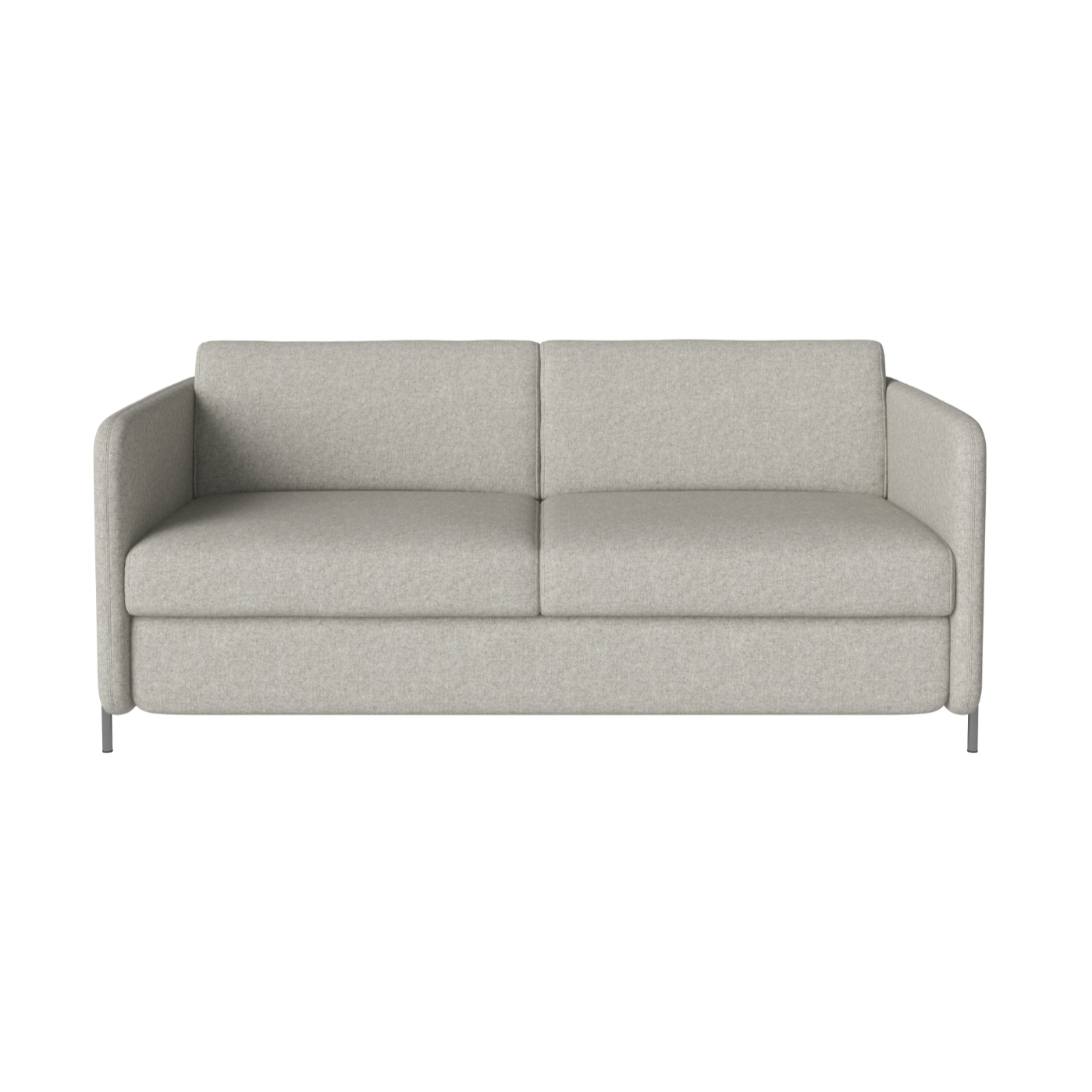 Klappsofa von 2,5-Personen-Pira-Stahlbasis