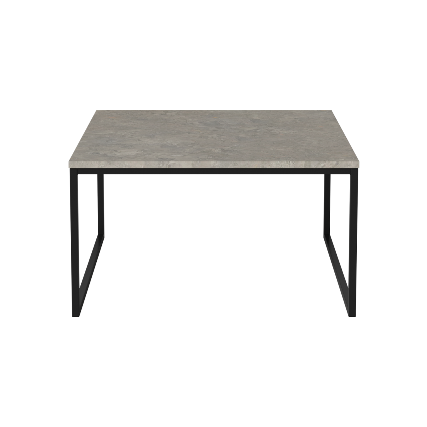 COMO coffee table black steel base