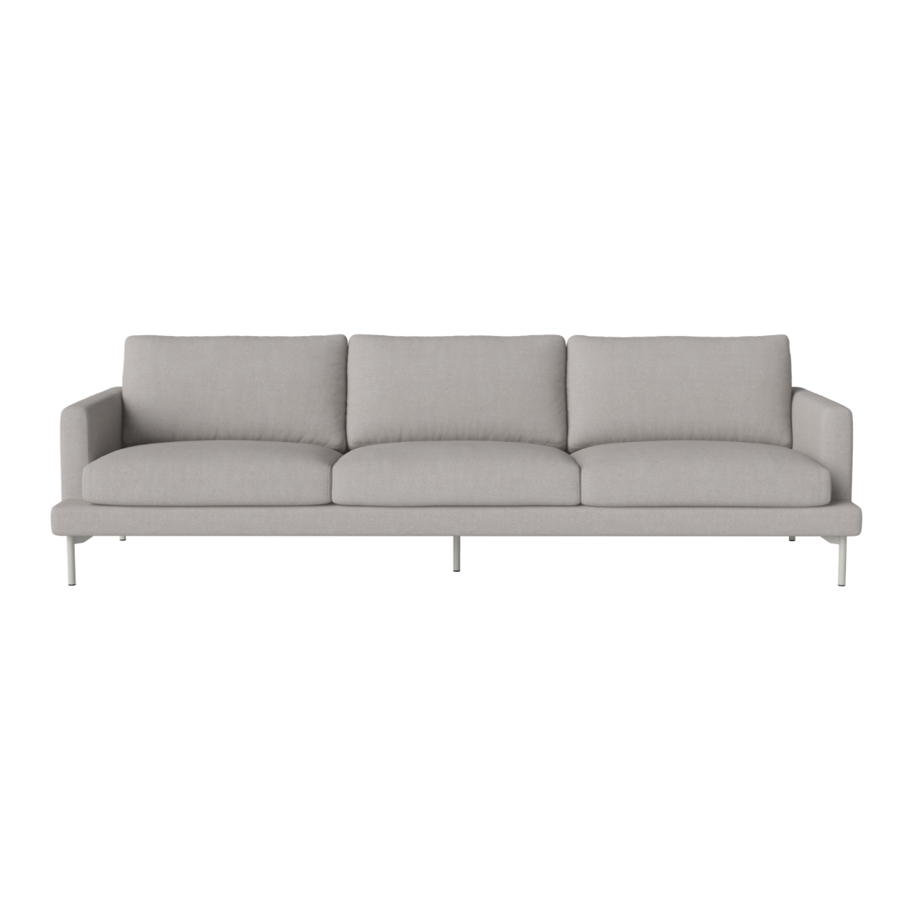 Vened 4-person sofa gray steel base