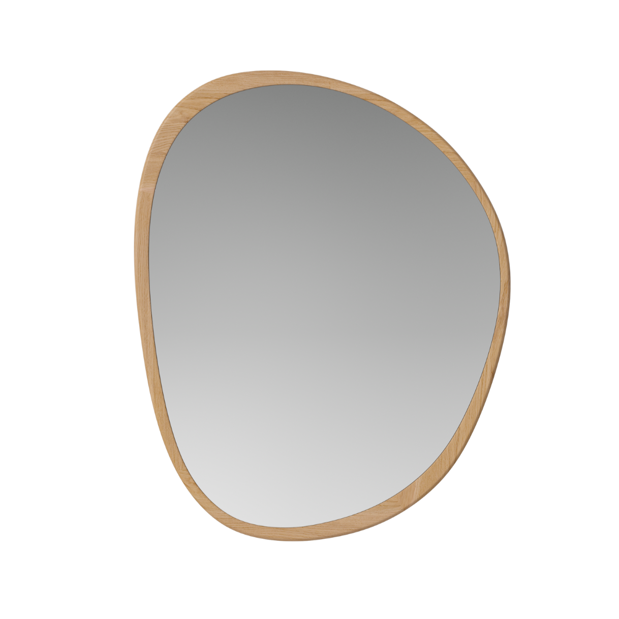 Elope mirror of oak wood frame