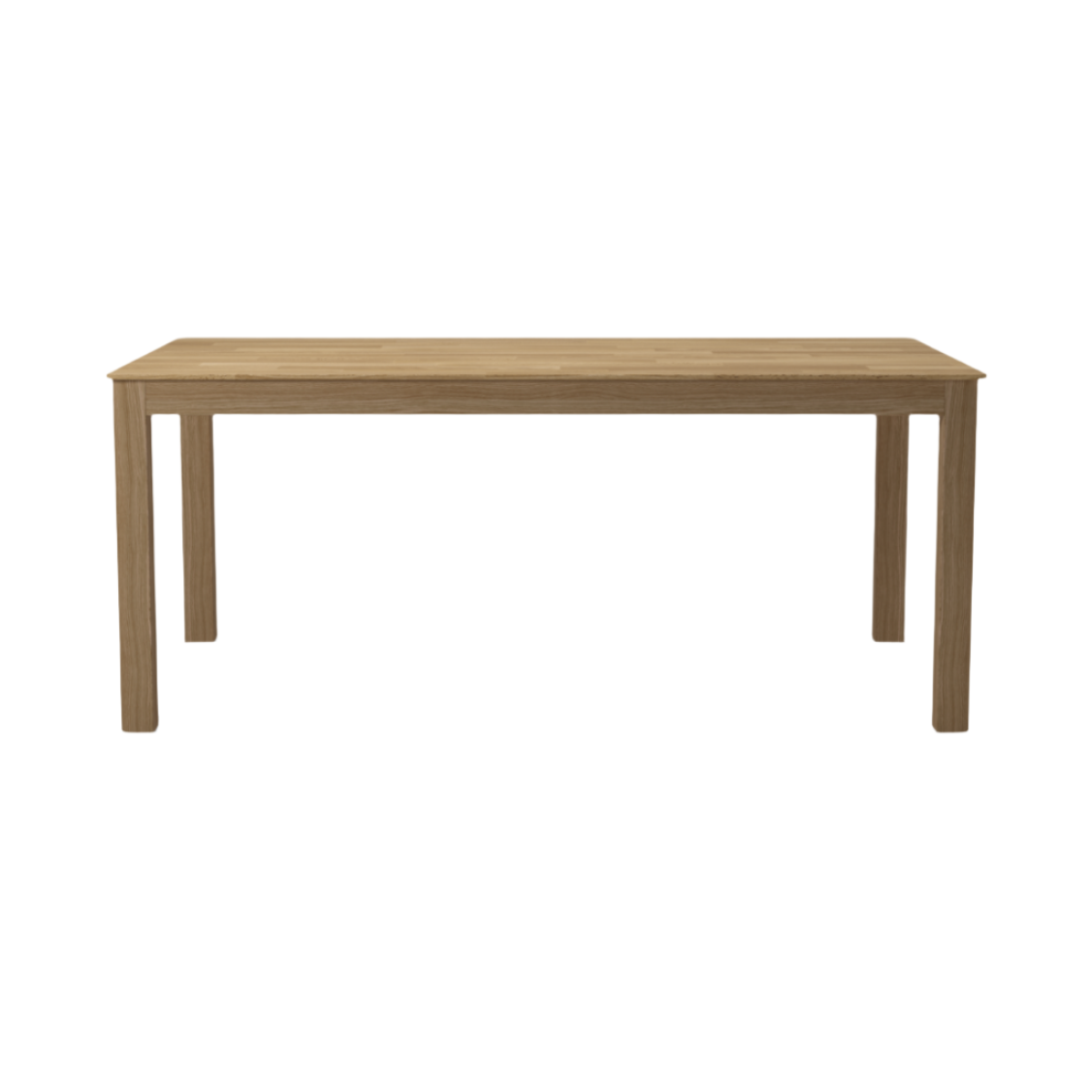 Node folding table oak wood