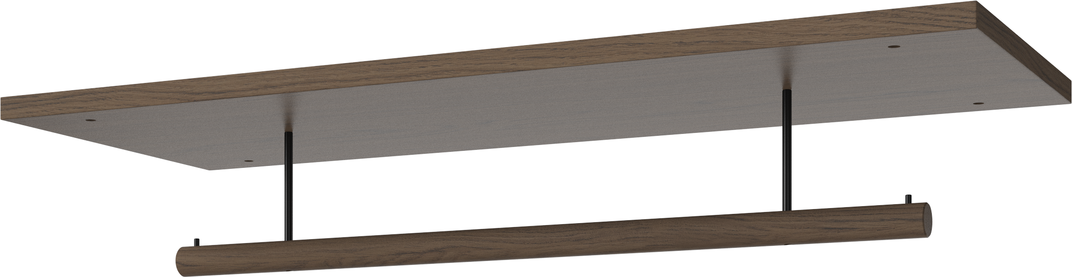 ROD HANGER Dark oak veneer