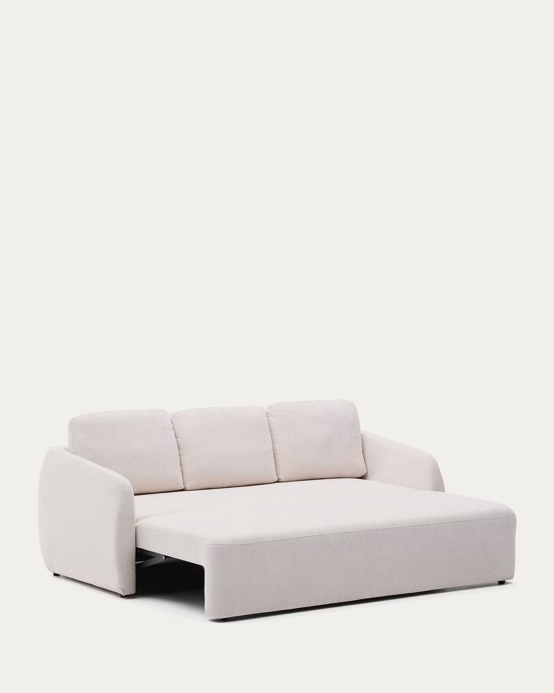 Folding sofa of 3-person Écru laira