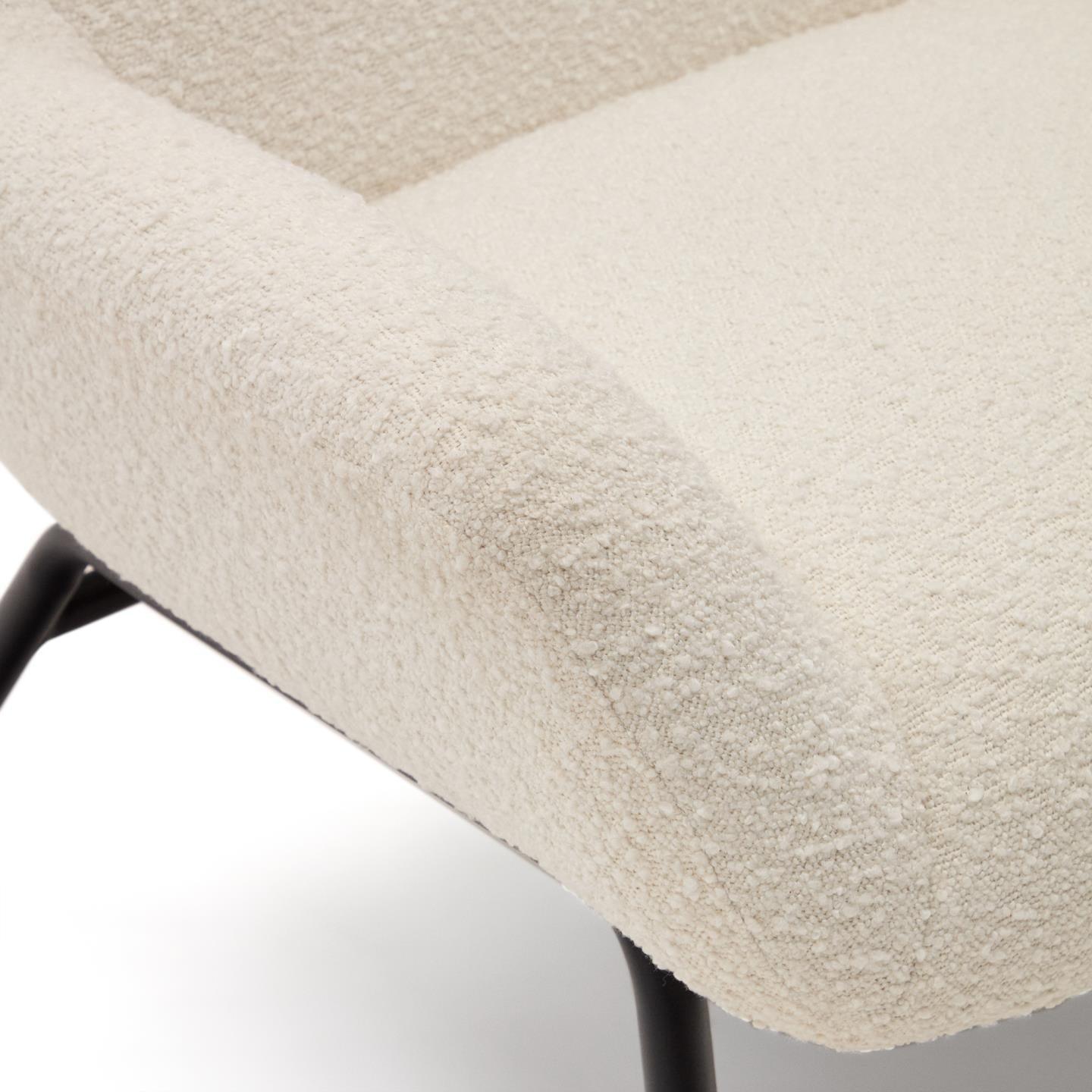 Fotel BELINA biała skóra owcza La Forma    Eye on Design
