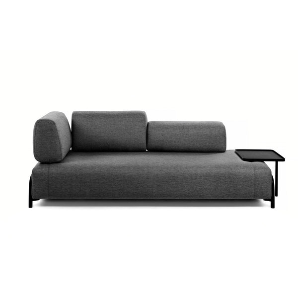 Sofa 3-osobowa COMPO ciemnoszary La Forma    Eye on Design