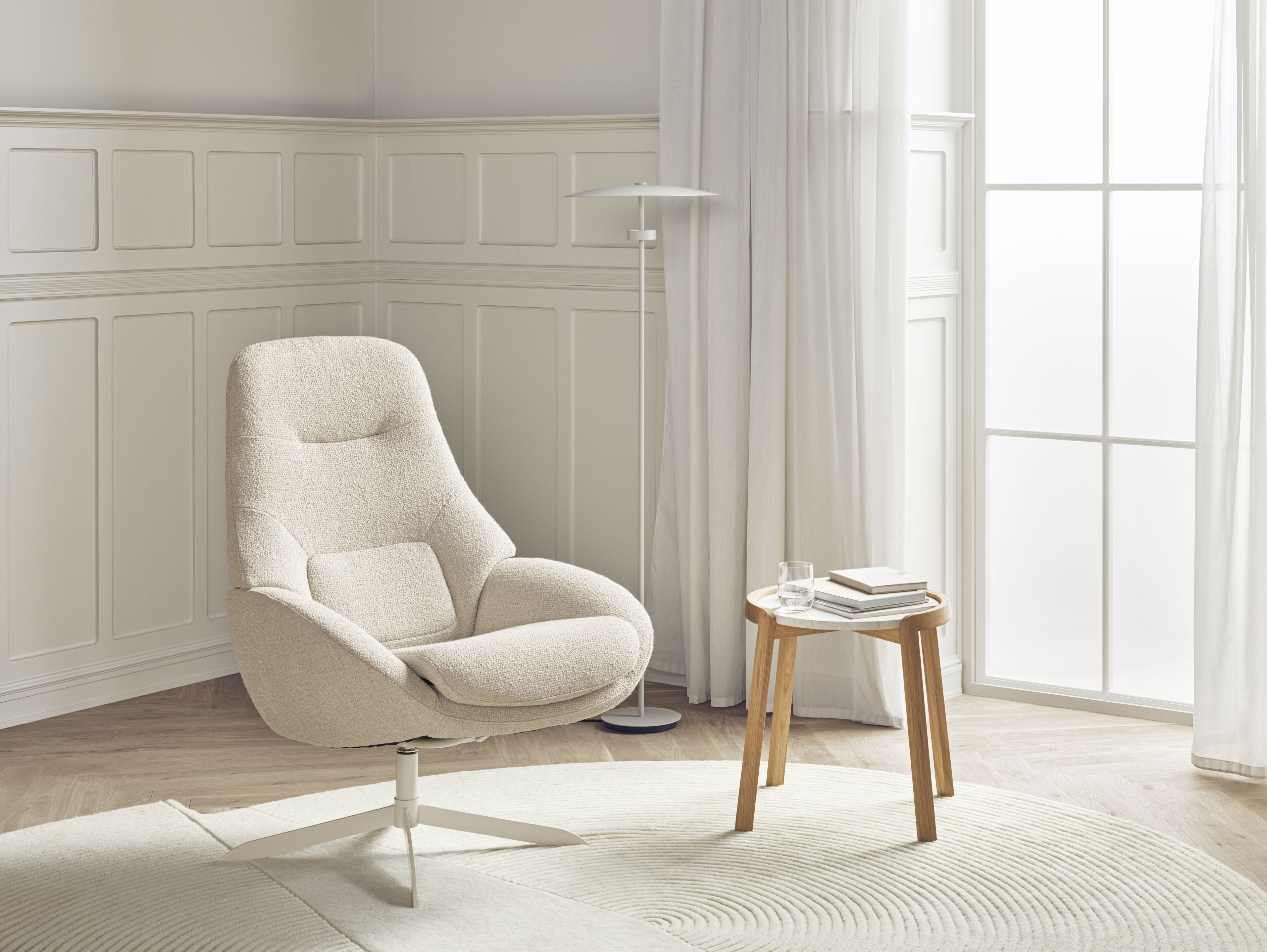 Saga Curated Edition chair cream base