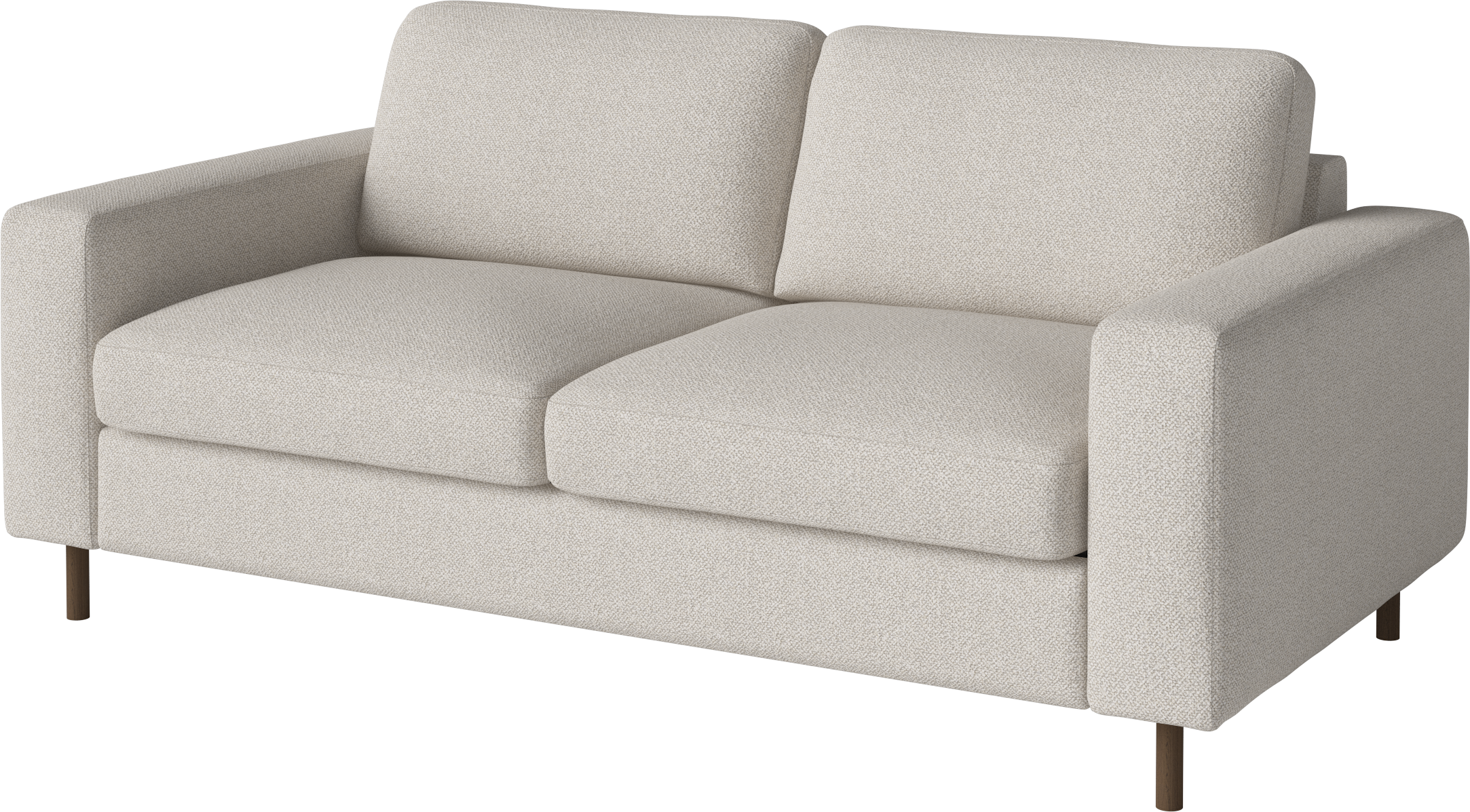 Skandinavien 2-Personen-Sofa-Basis aus dunklem Eichenholz