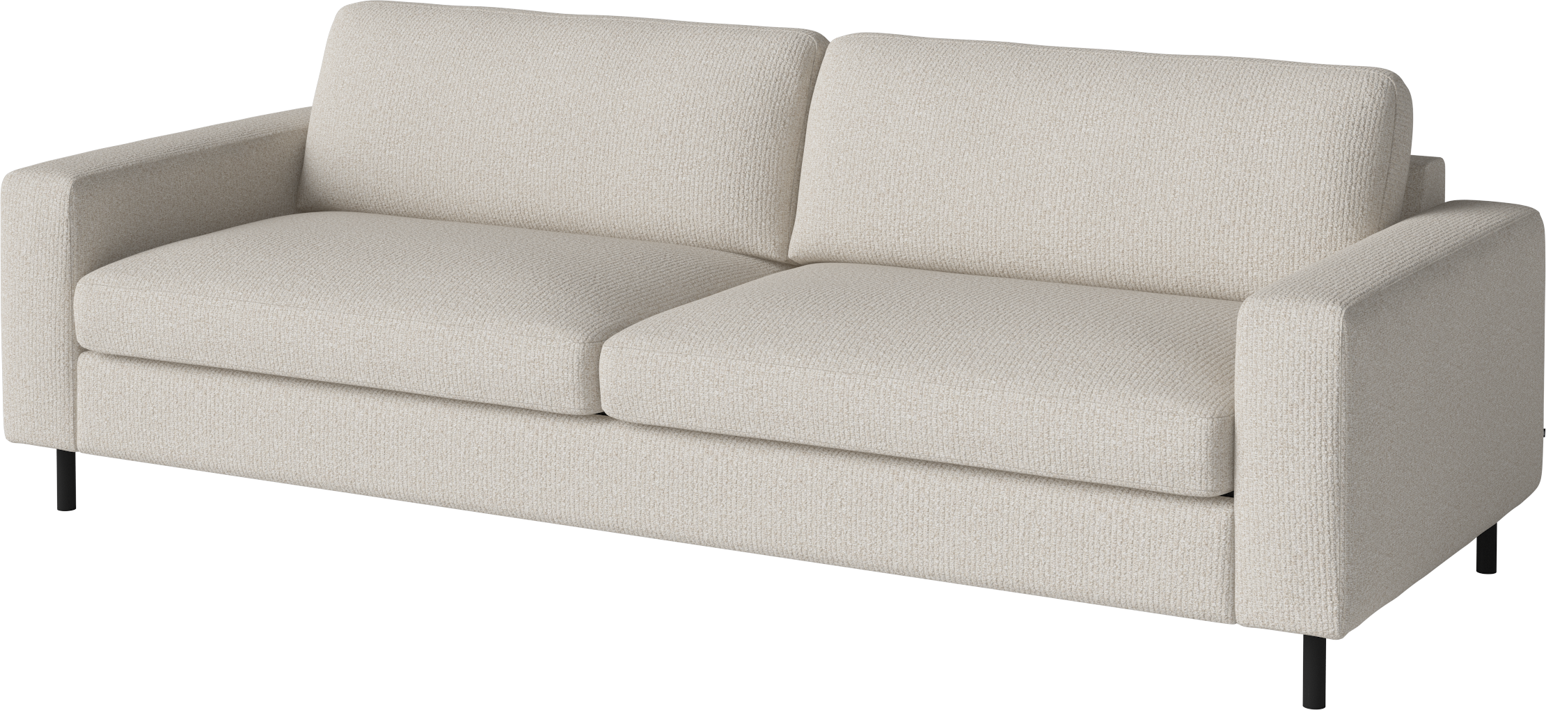 Sofa 3-osobowa SCANDINAVIA podstawa z czarnego drewna dębowego