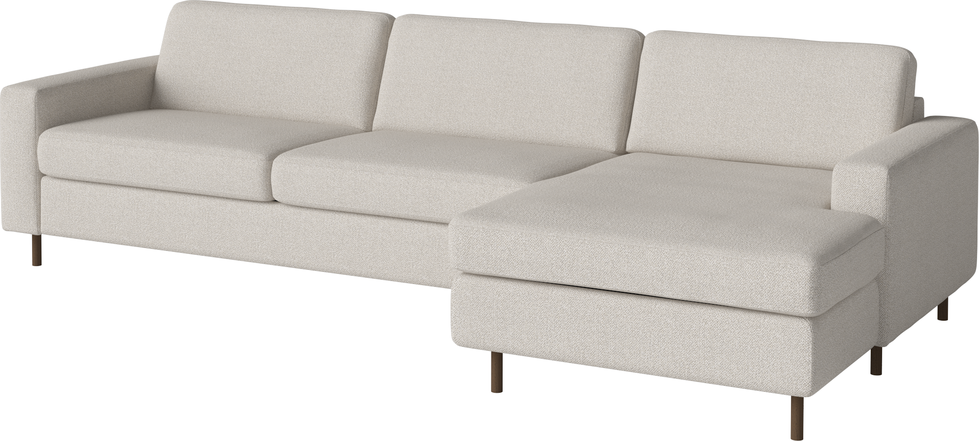 Randinavia right-sided 3-person corner sofa with a dark base