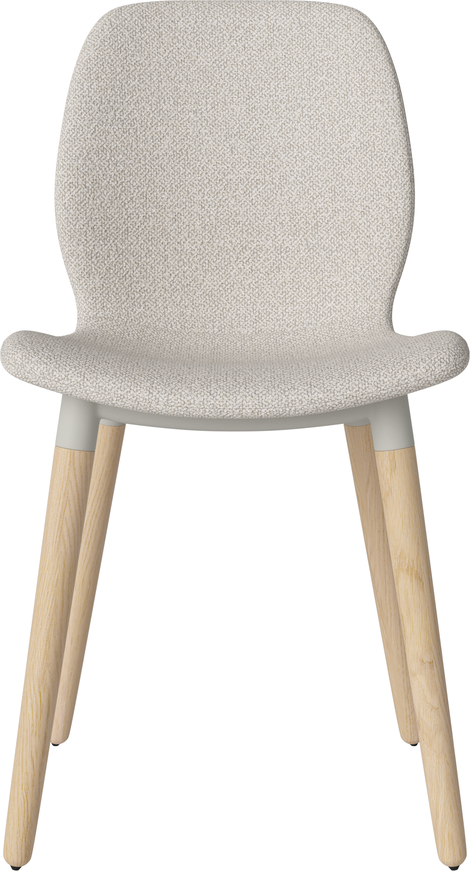 SEED chair upholstered with a whitened base