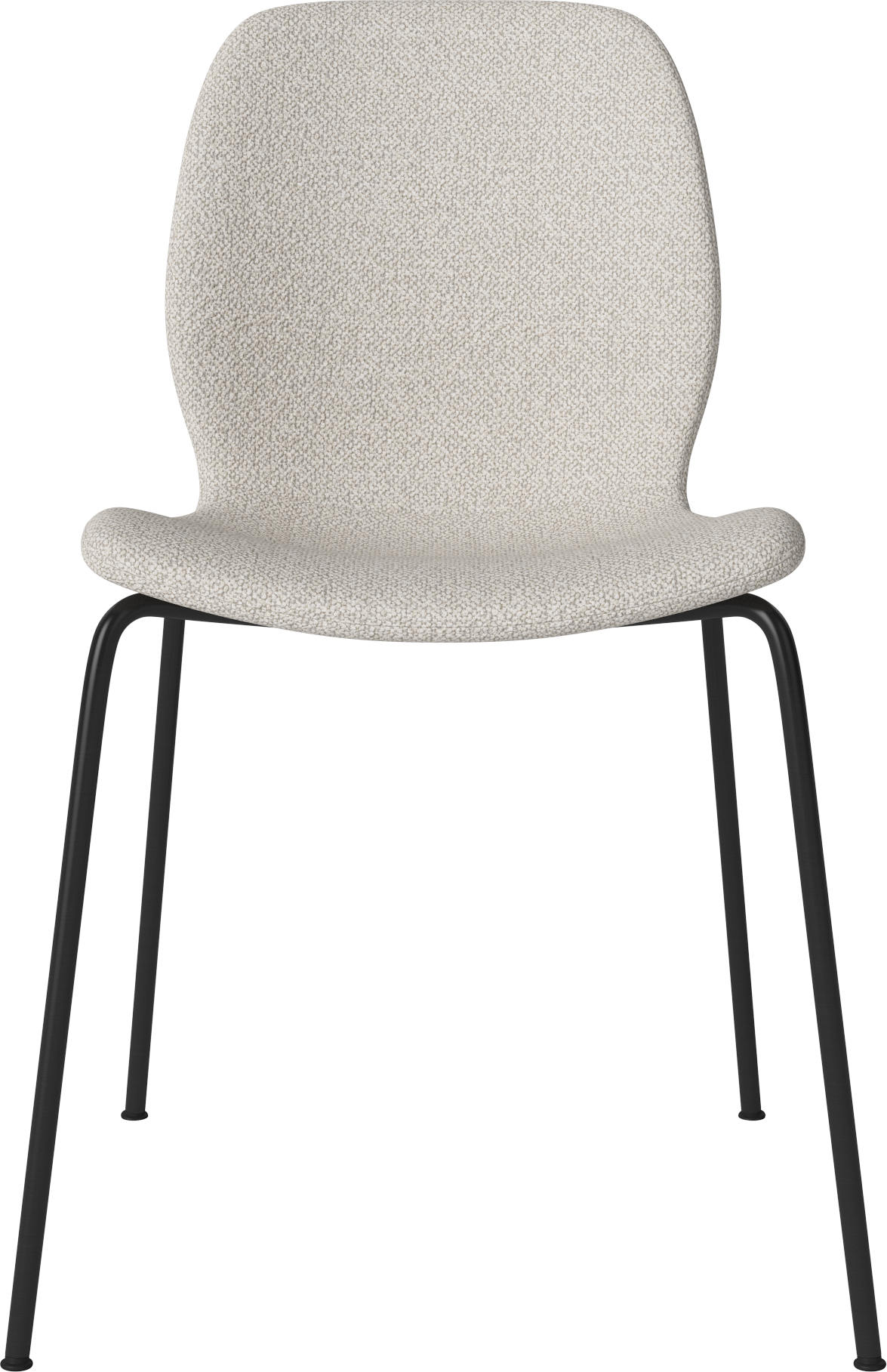 SEED chair upholstered with a black base