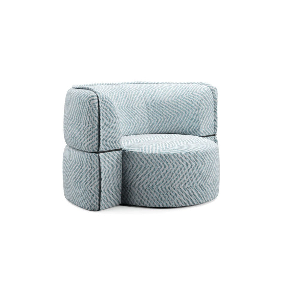 Fotel zewnętrzny SOFT ISLAND jasnoniebieski Liu Jo Living    Eye on Design