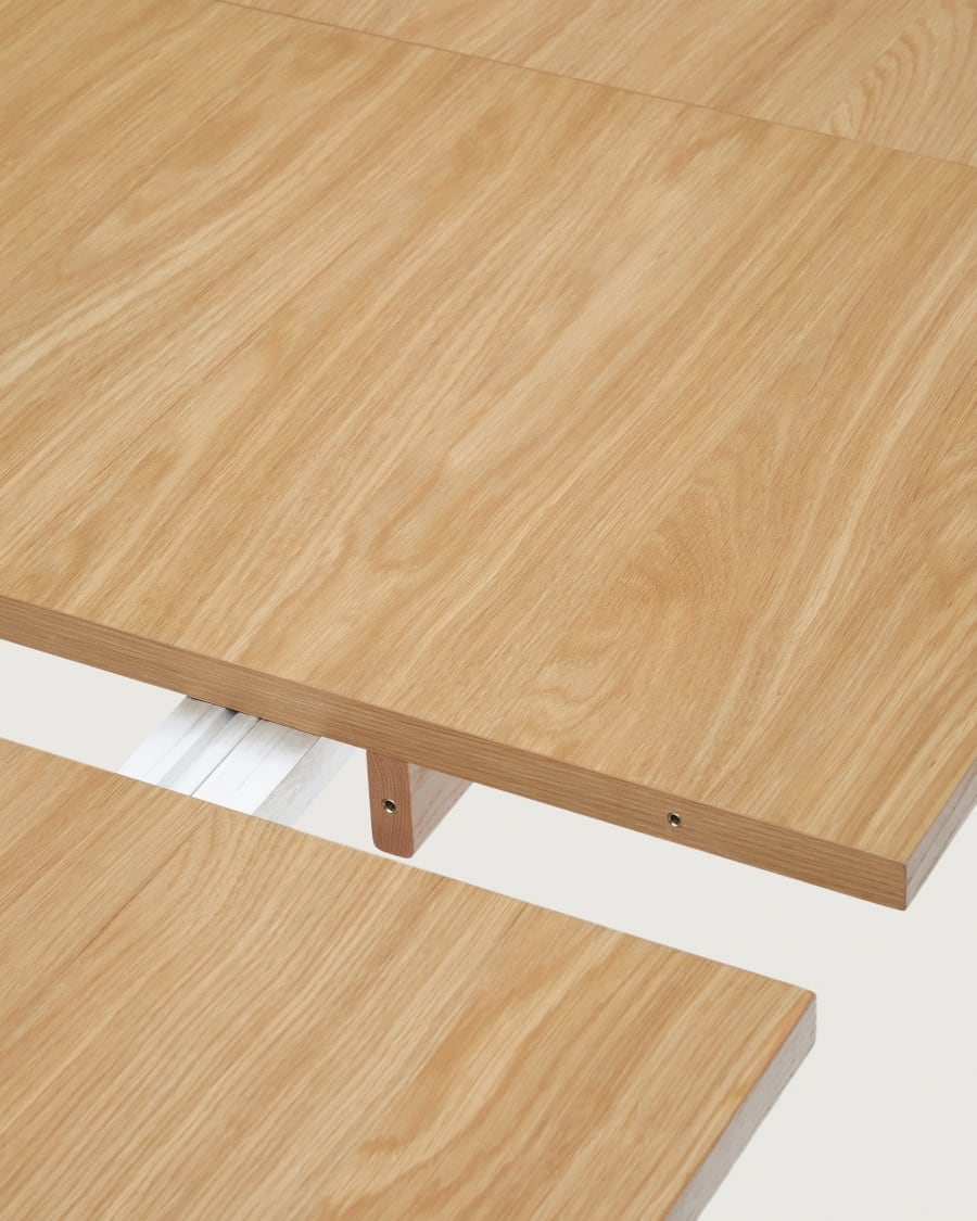 Arlen Folding Table Oak Veneer