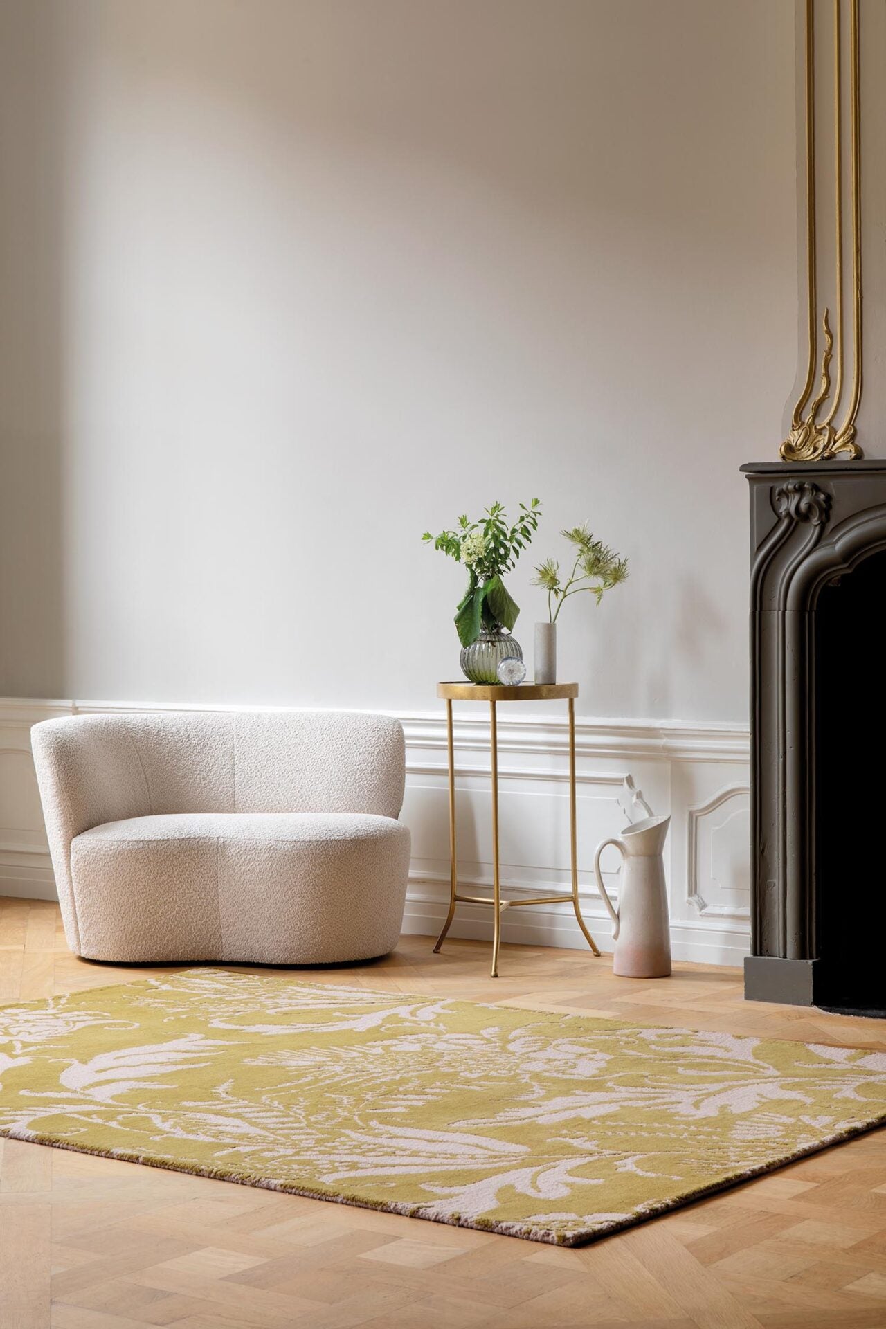 BAROQUE yellow rug