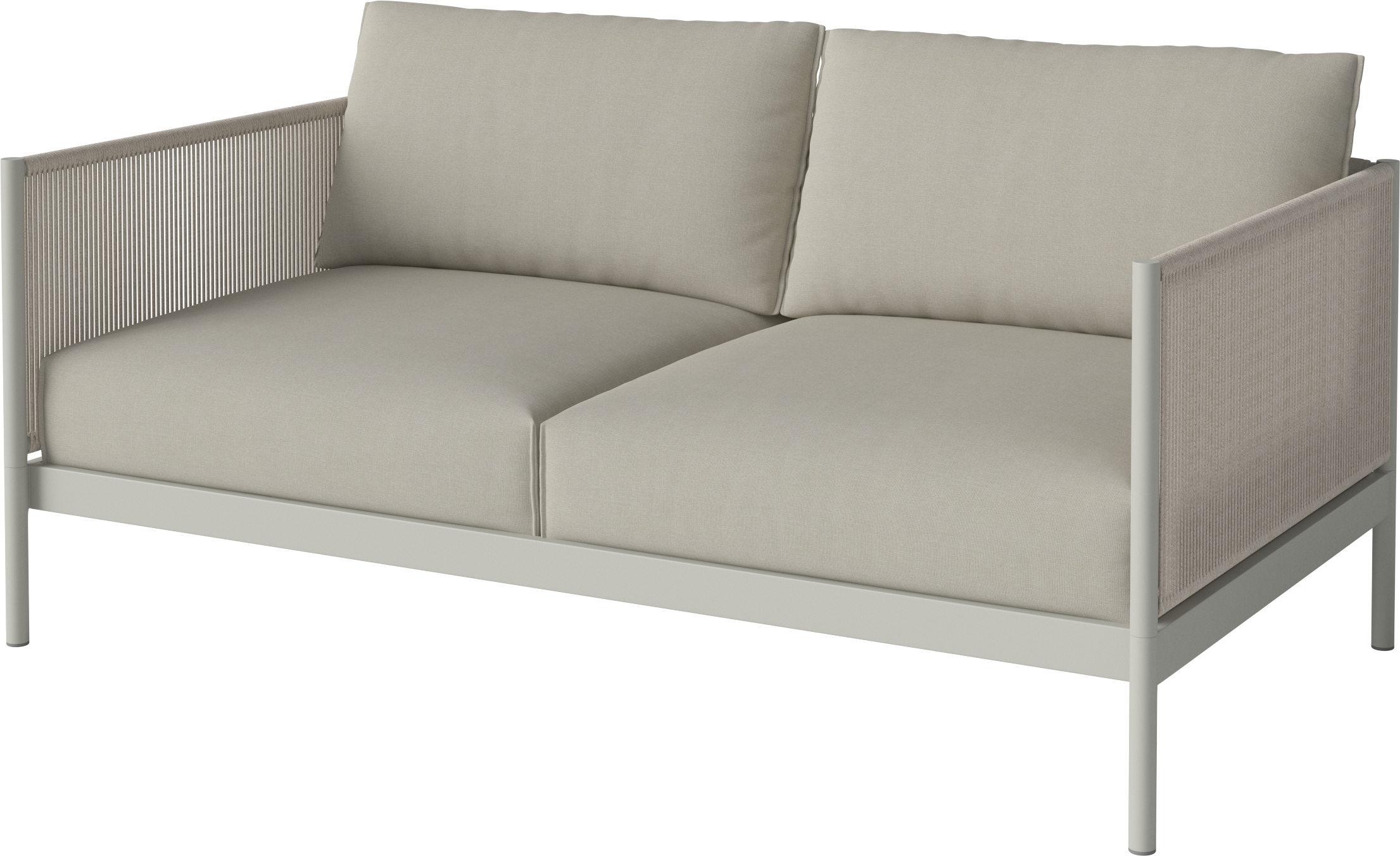 2-person outer sofa upholstered track