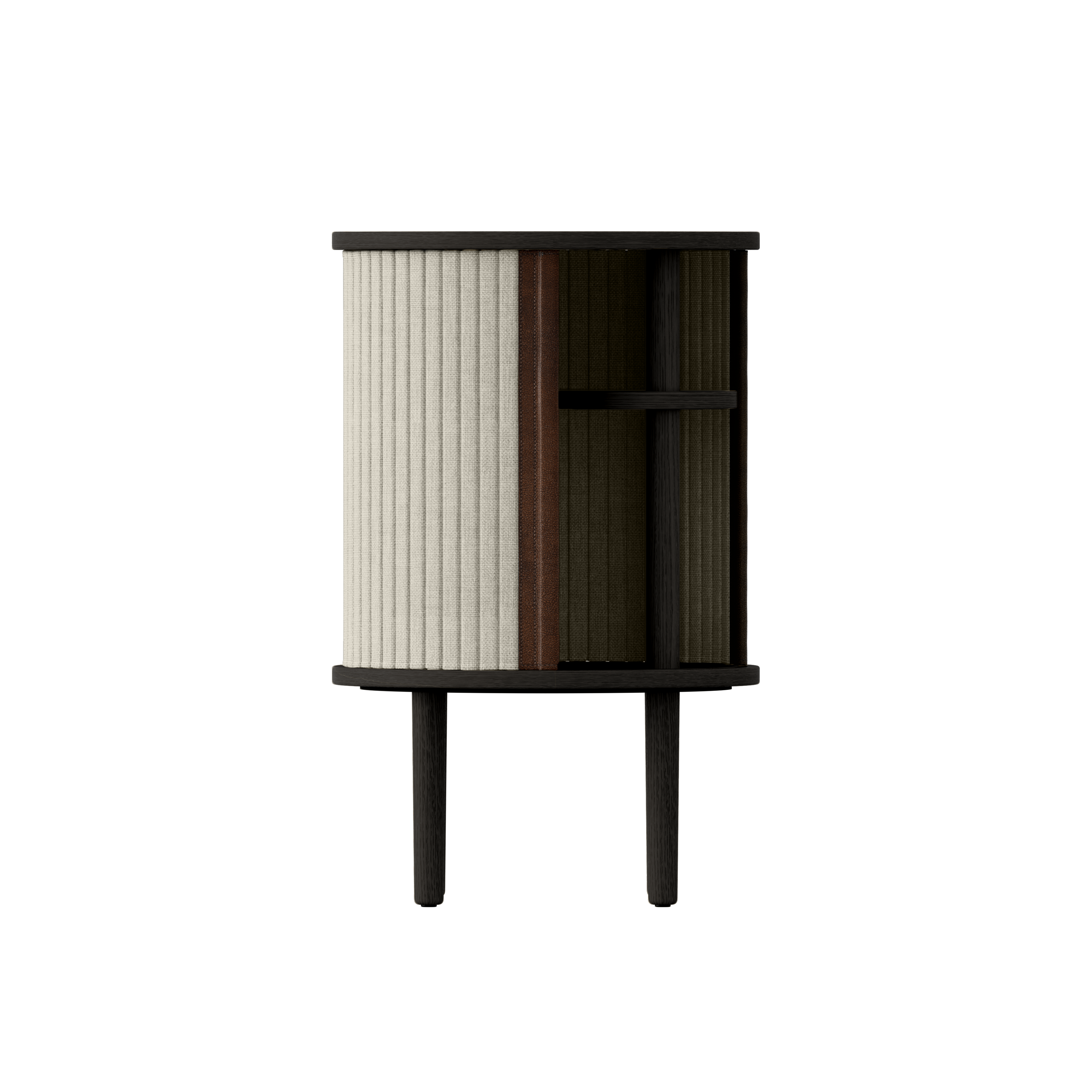 Stolik boczny AUDACIOUS beżowy z czarnym dębem UMAGE    Eye on Design