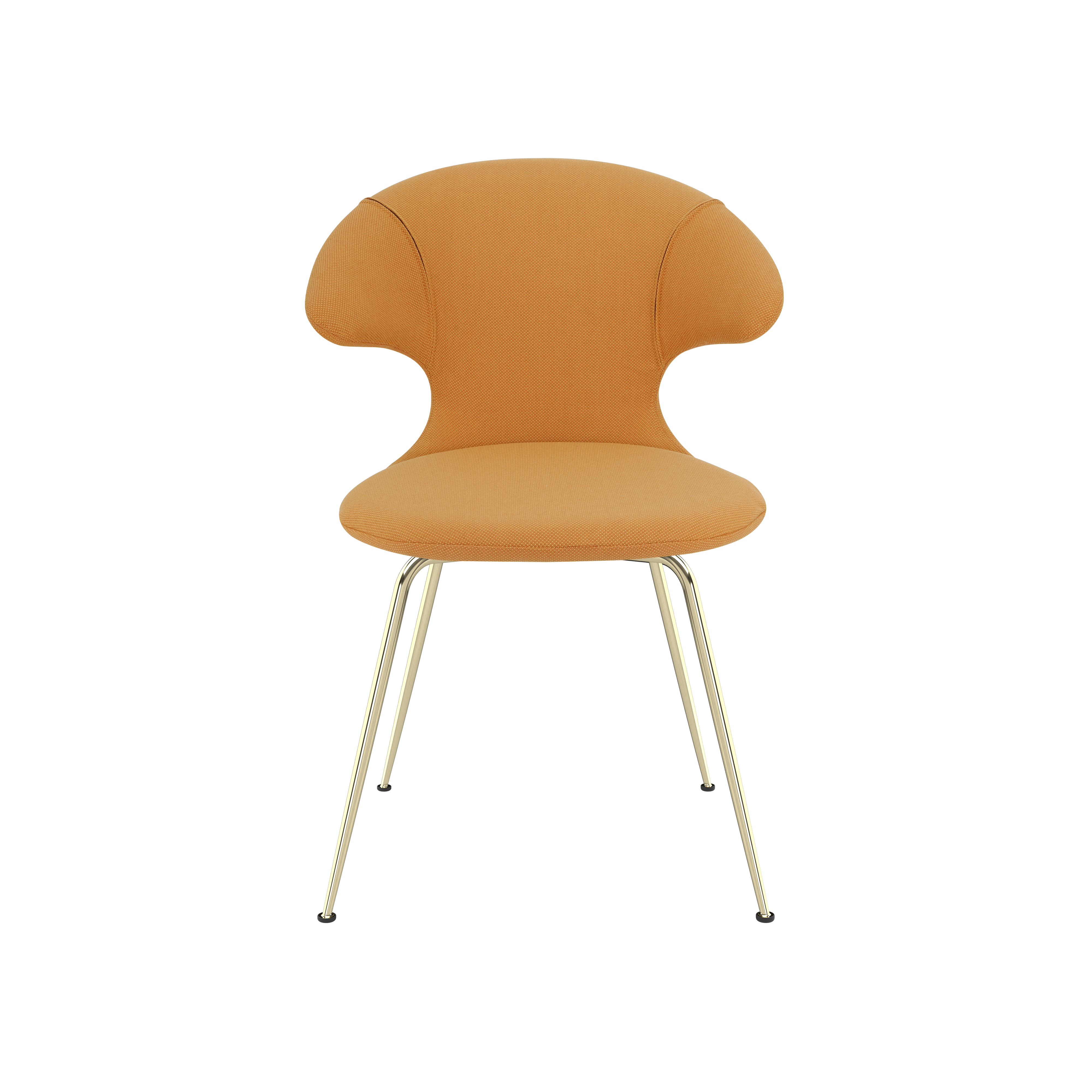 Krzesło TIME FLIES bursztynowy ze złotą podstawą UMAGE    Eye on Design