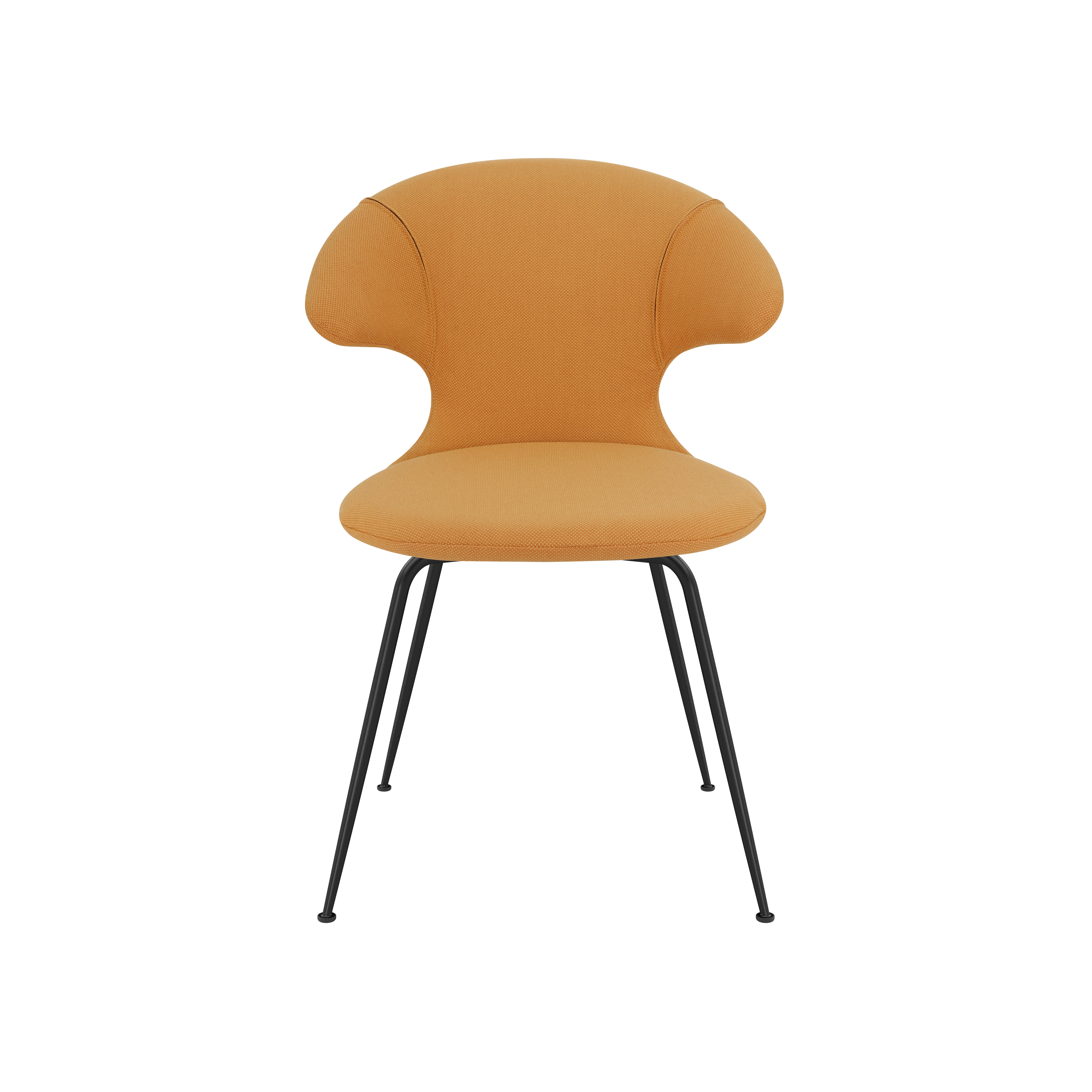Krzesło TIME FLIES bursztynowy z czarną podstawą UMAGE    Eye on Design