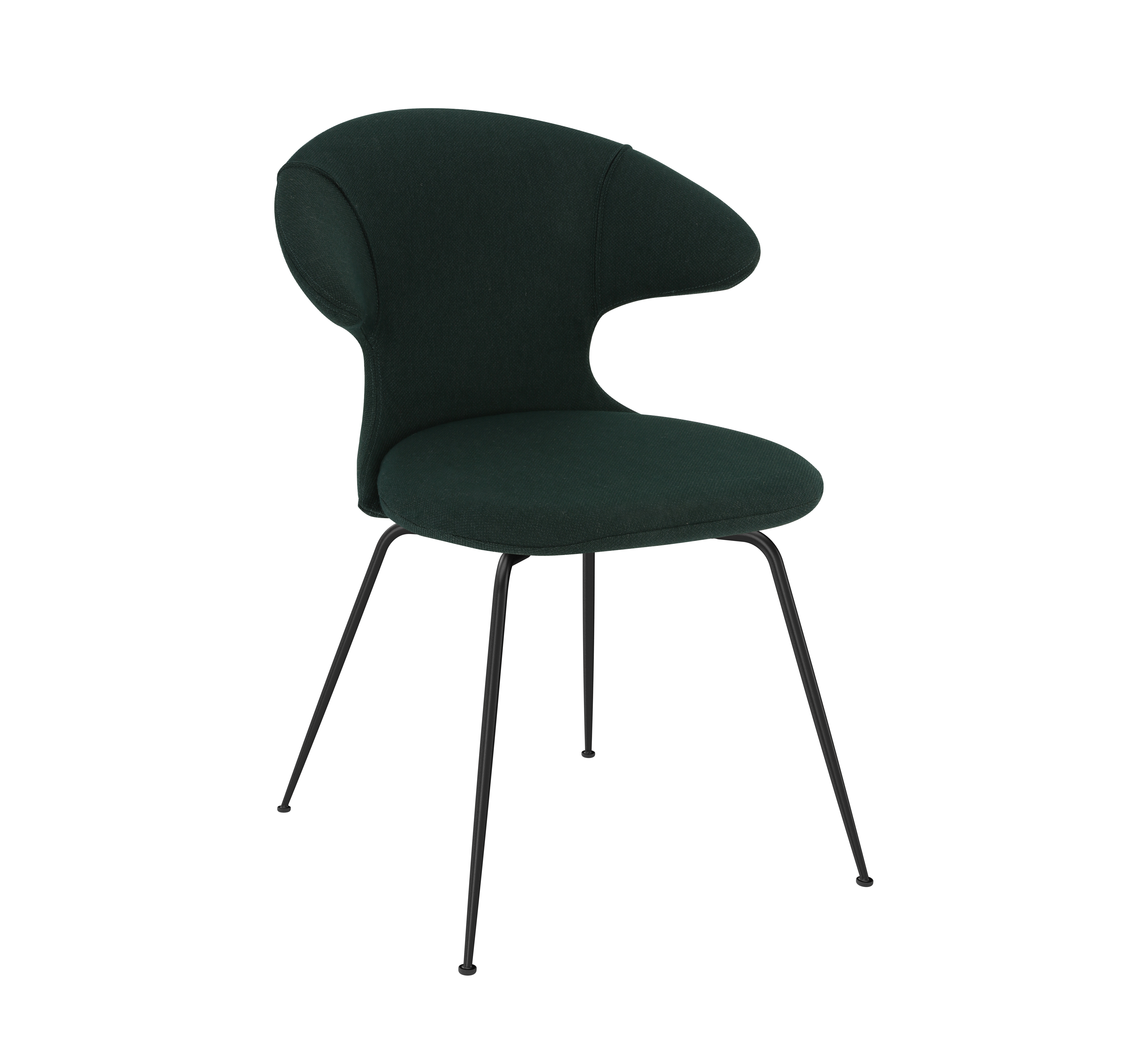 Krzesło TIME FLIES butelkowa zieleń z czarną podstawą UMAGE    Eye on Design