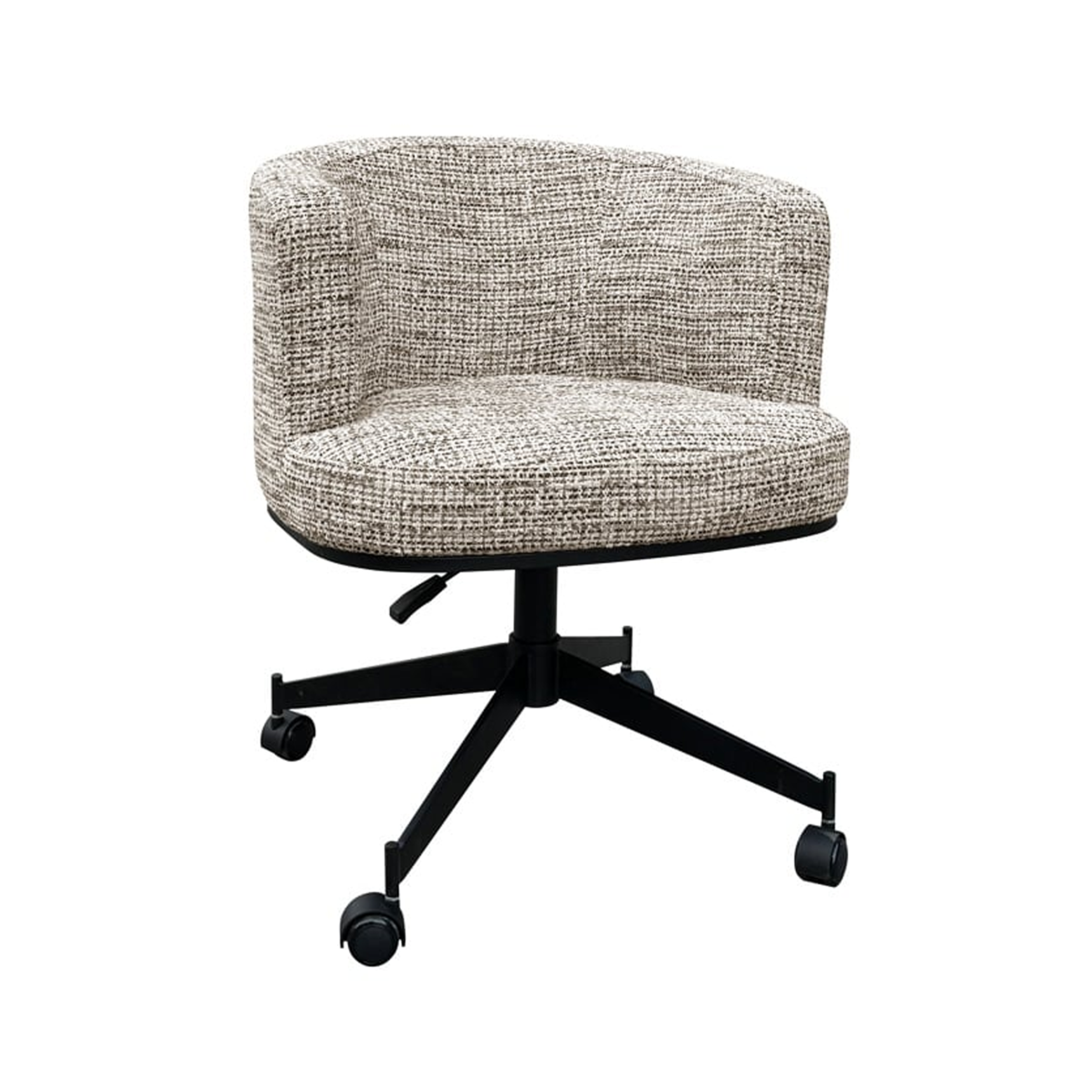 Rochene Rochene Rotary Chair Gray Melange with a black base