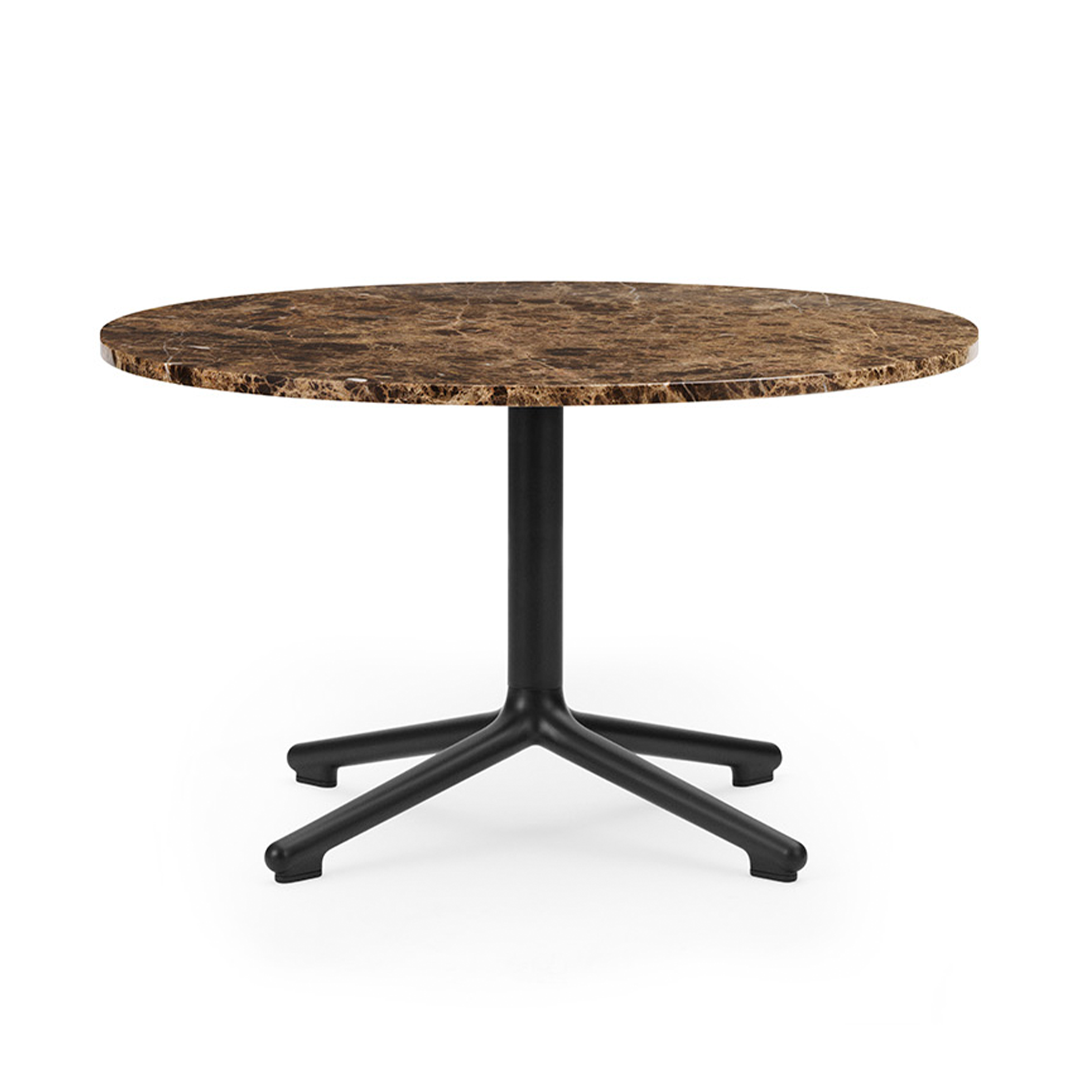 Coffee table Lunar Marble Coffee Top with black base [OLA] [Amelia SPR]