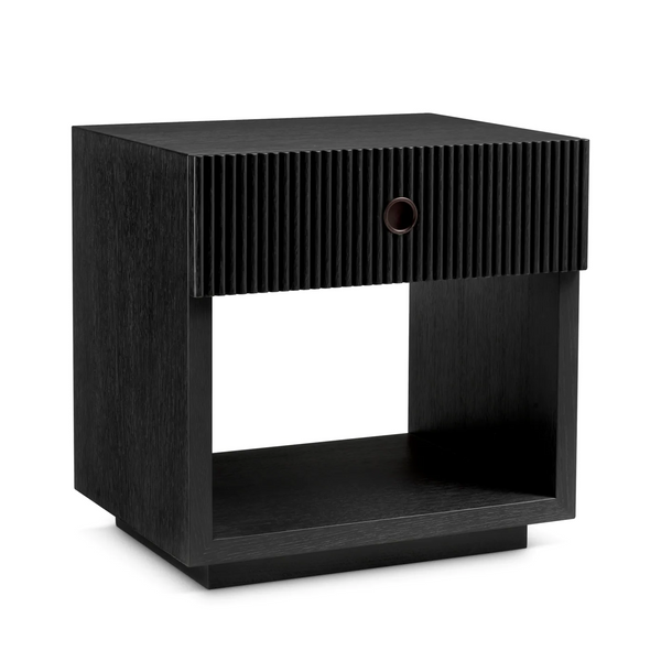 Dimitrios bedside table graphite oak veneer