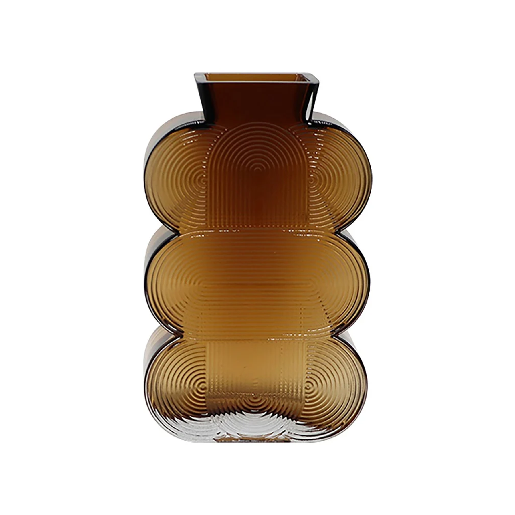 Venedig Vase Braunes Glas