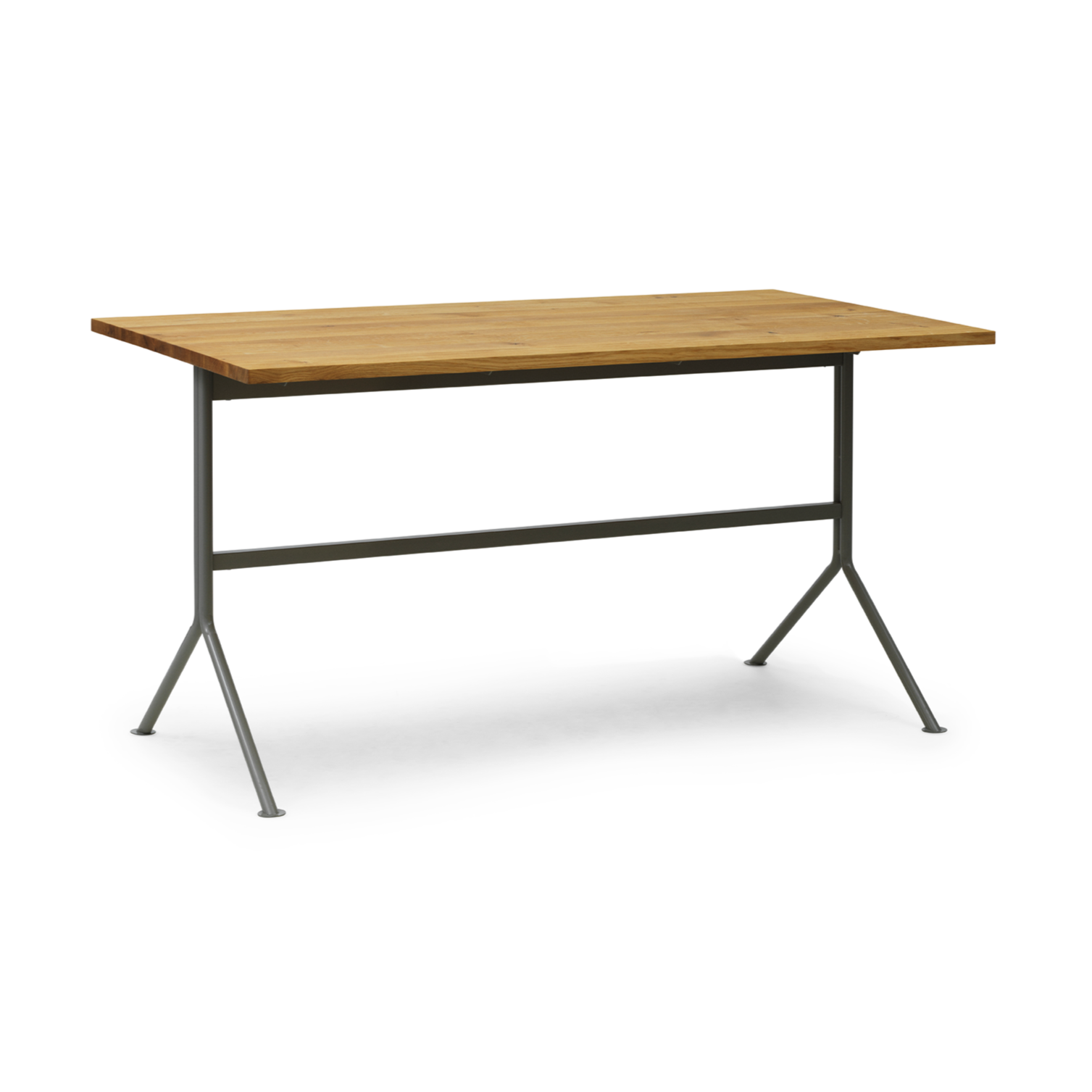 Kip desk natural oak with gray base [Ola] [Amelia SPR]