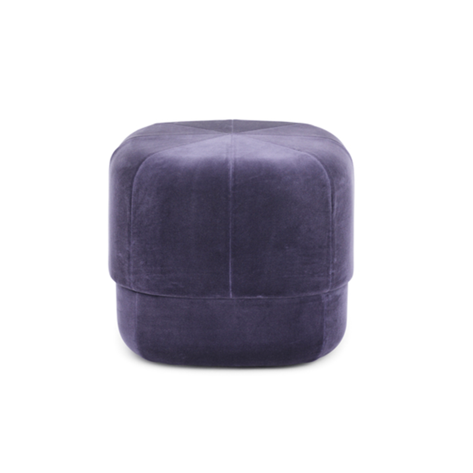 Lila Zirkus Pouf