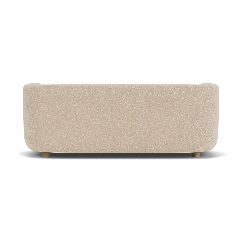 Sofa VILHELM beige mit Eichenbasis