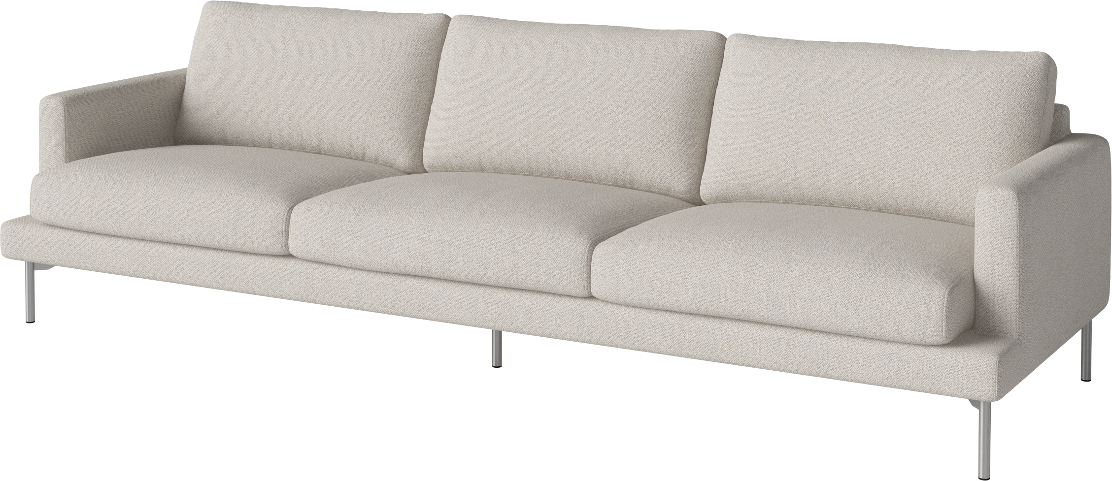 4-person sofa Veneda Slim steel base