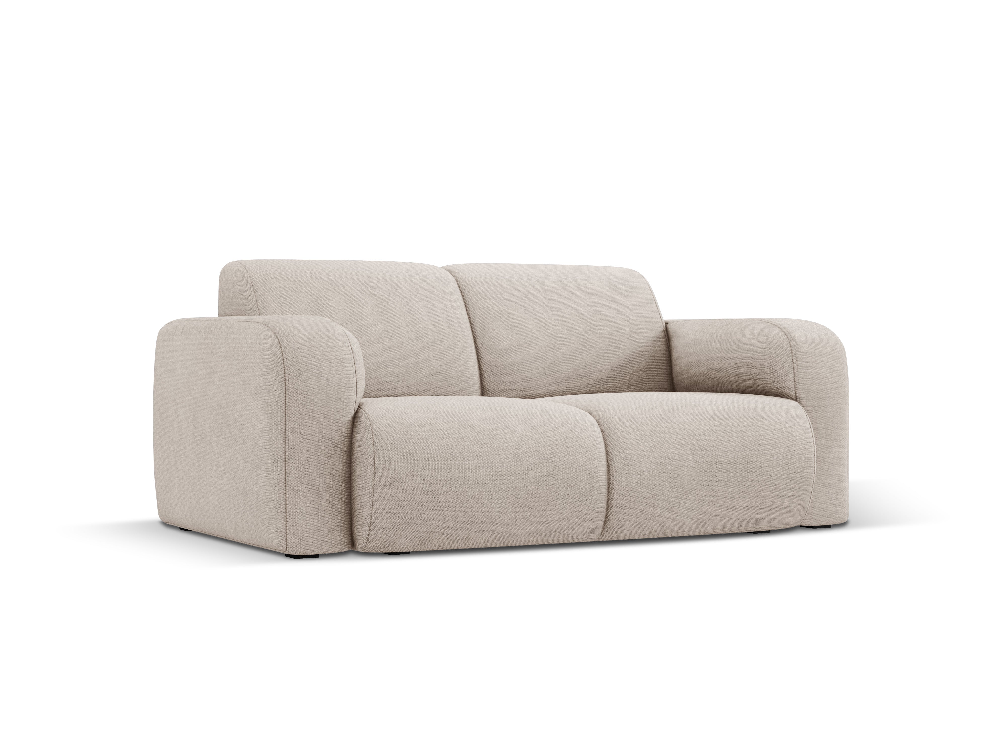 Sofa w tkaninie chenillowej 2-osobowa LOLA beżowy Windsor & Co    Eye on Design