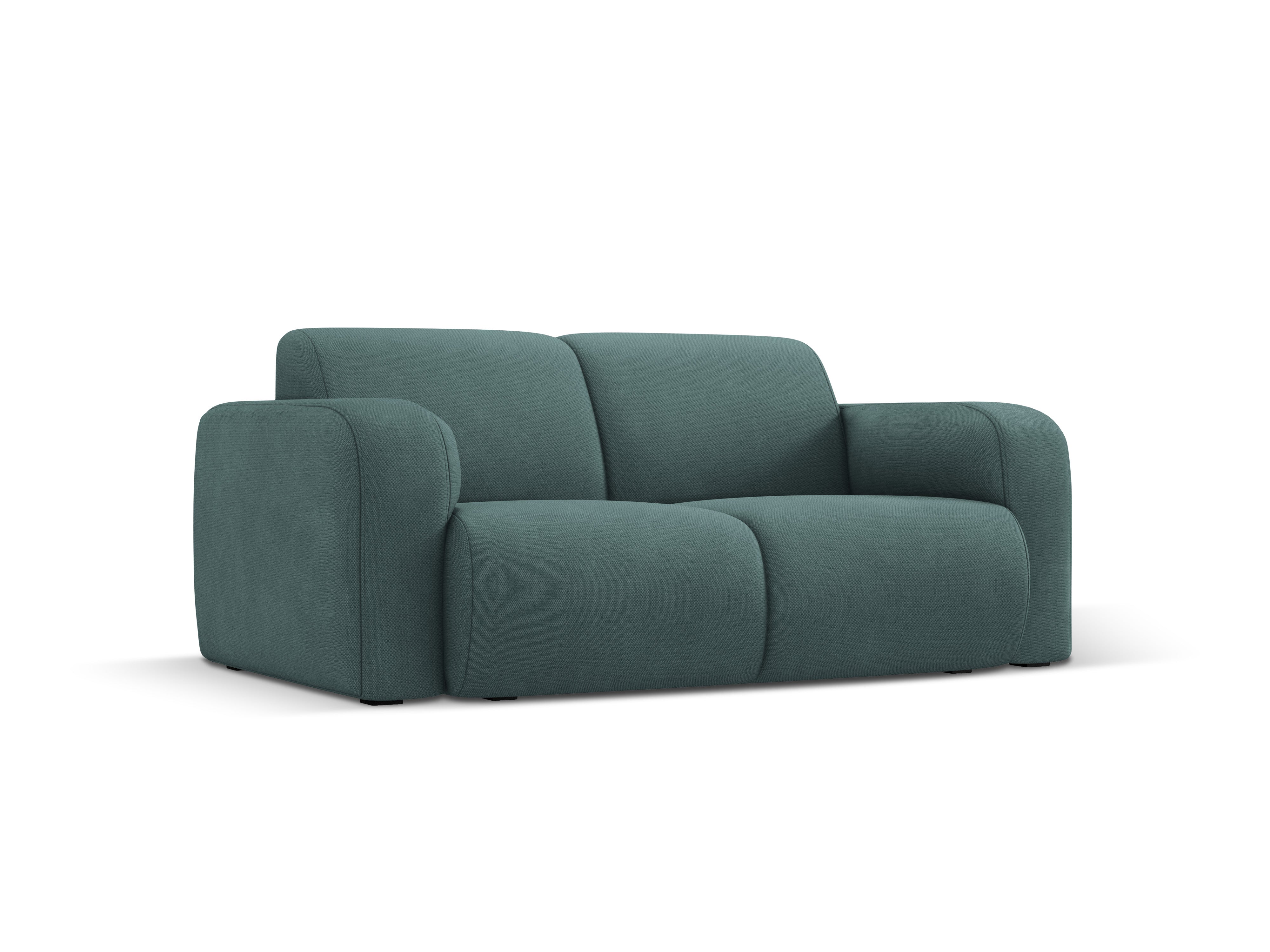 Sofa w tkaninie chenillowej 2-osobowa LOLA morska zieleń Windsor & Co    Eye on Design