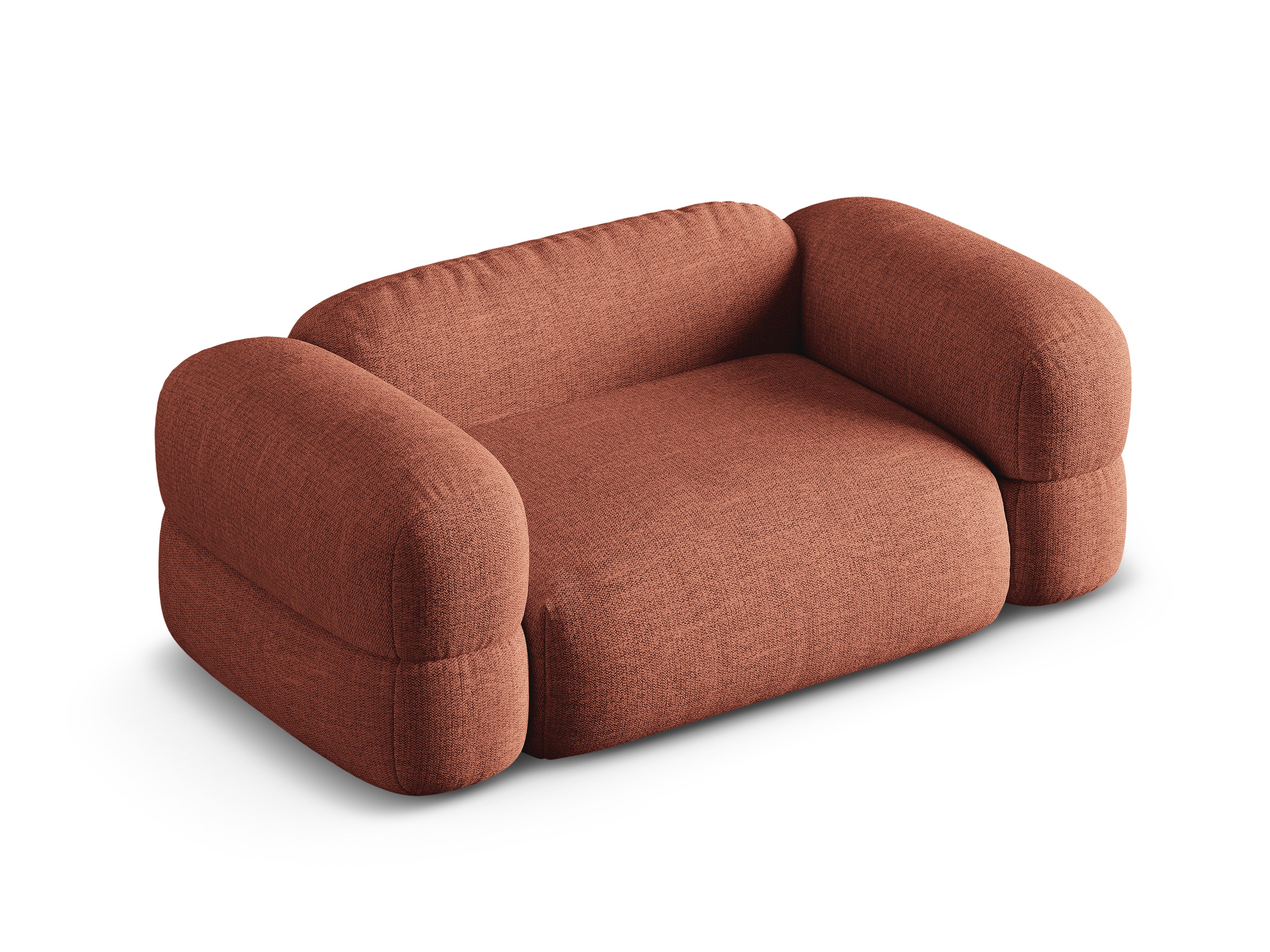Sofa 2-osobowa ROGER koralowy szenil