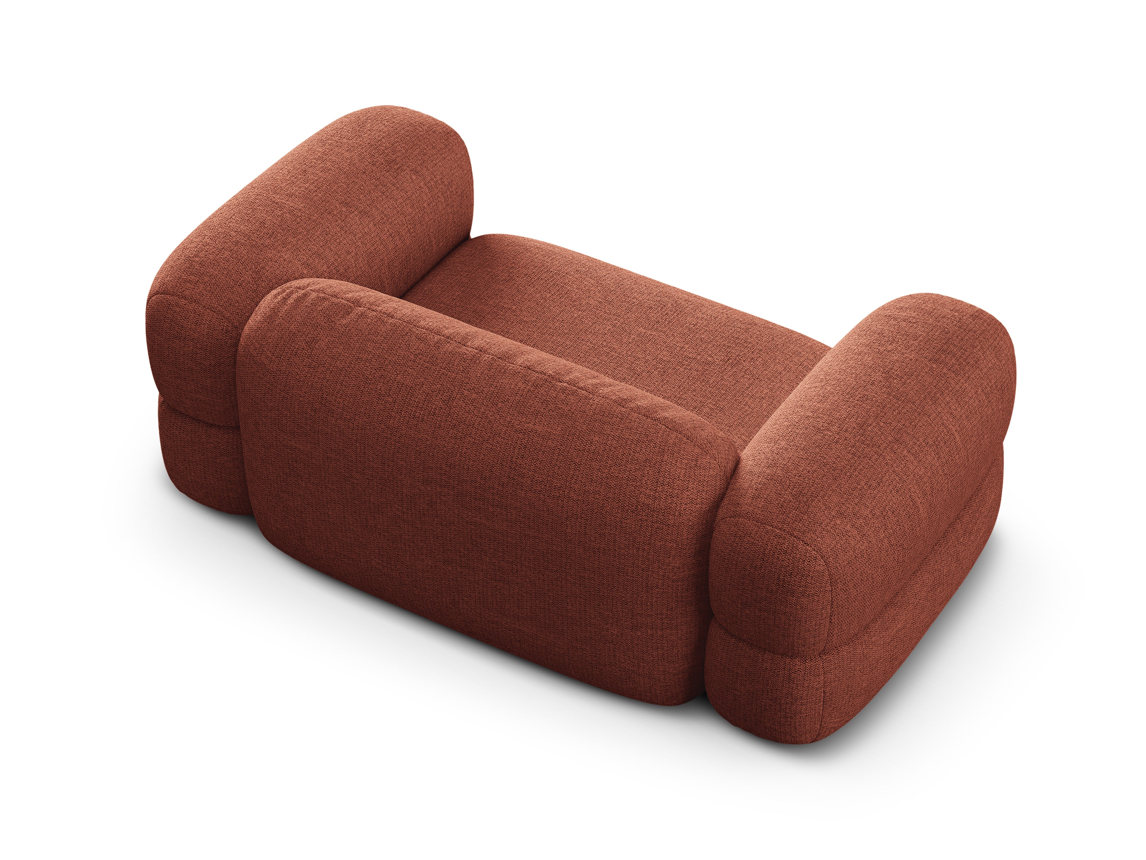 Sofa 2-osobowa ROGER koralowy szenil