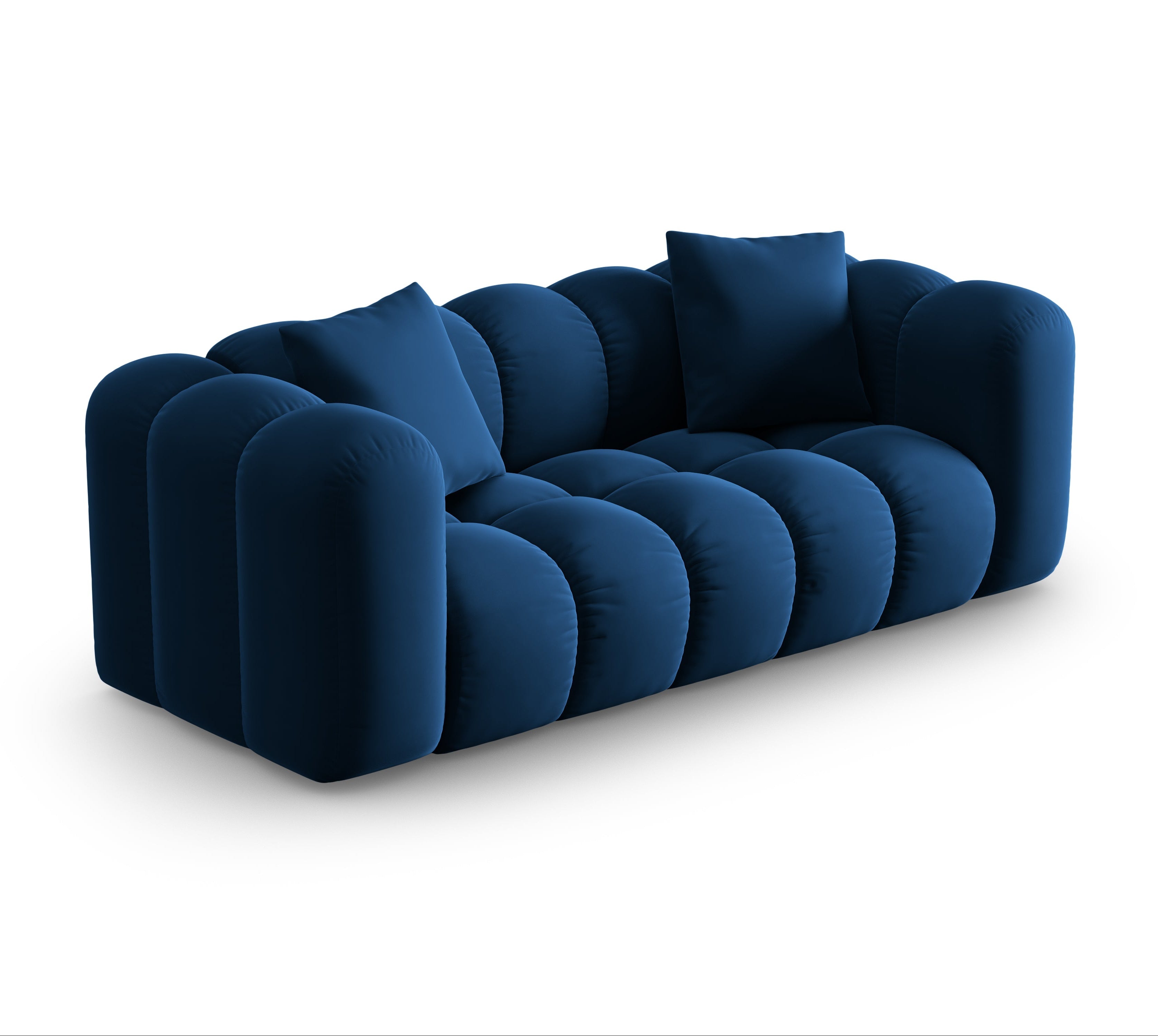 2-seater velvet sofa Halley Royal Pomegranate