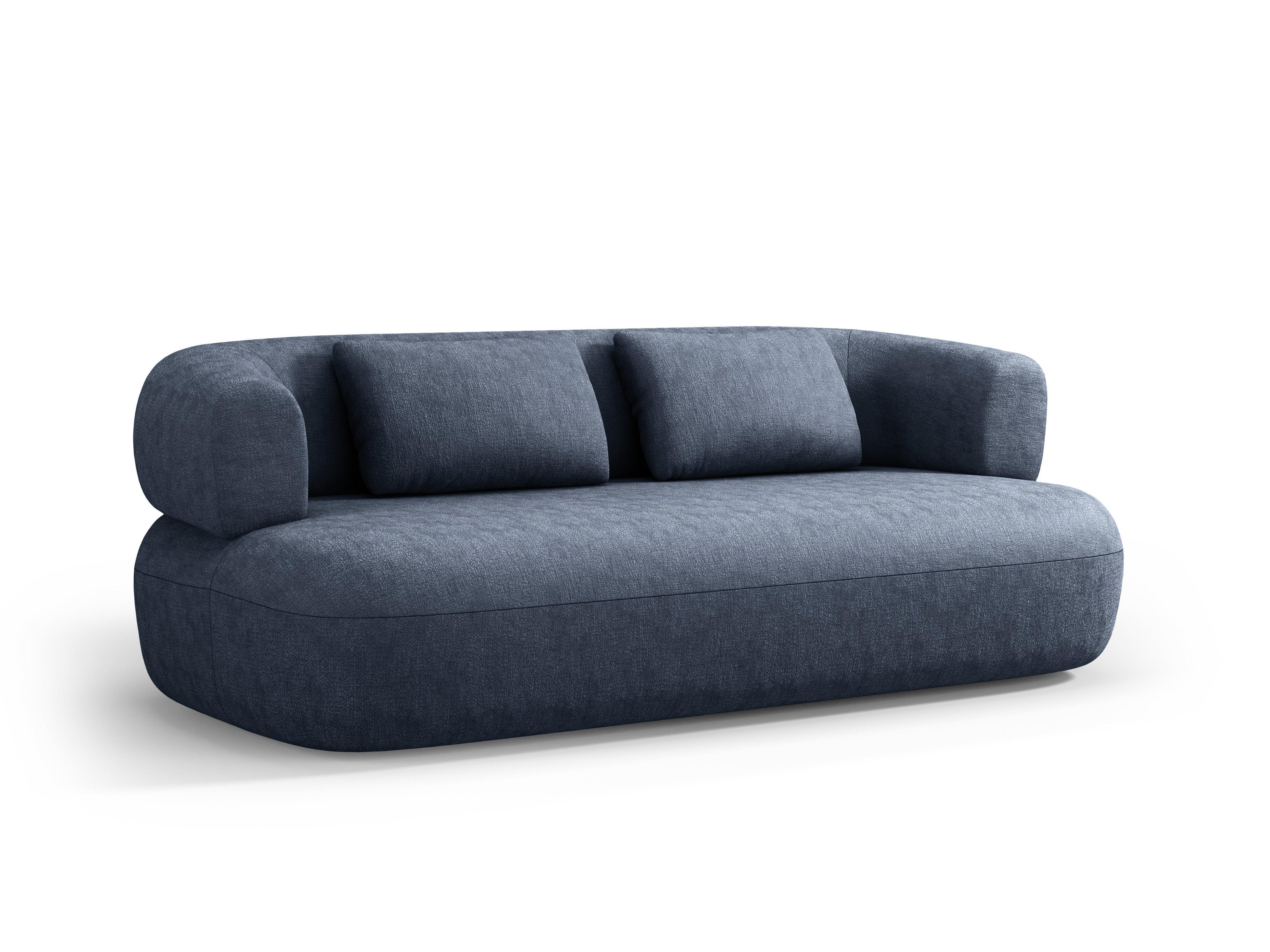 Sofa 3-osobowa ALDRIN granatowy szenil Windsor & Co    Eye on Design