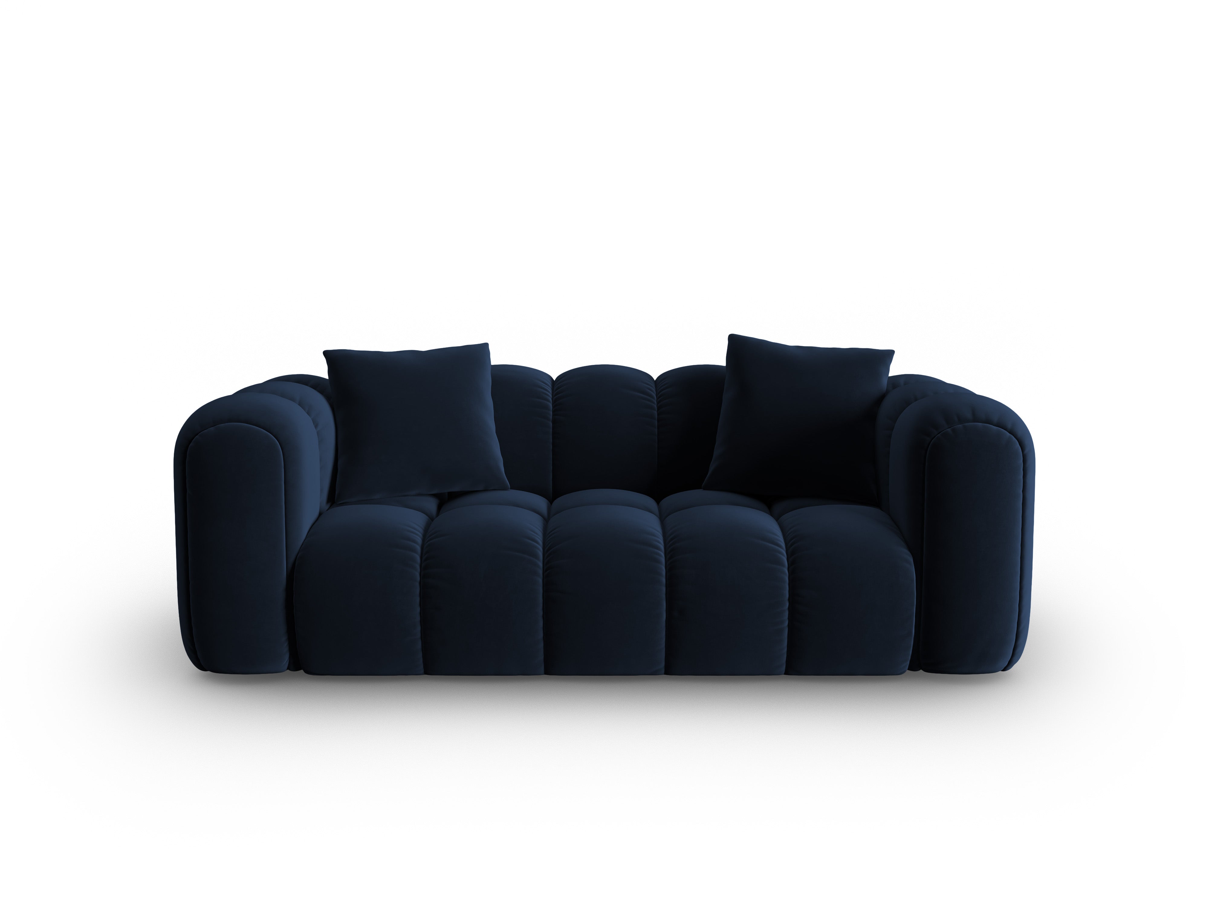 ASTRO royal blue velvet 3-seater sofa