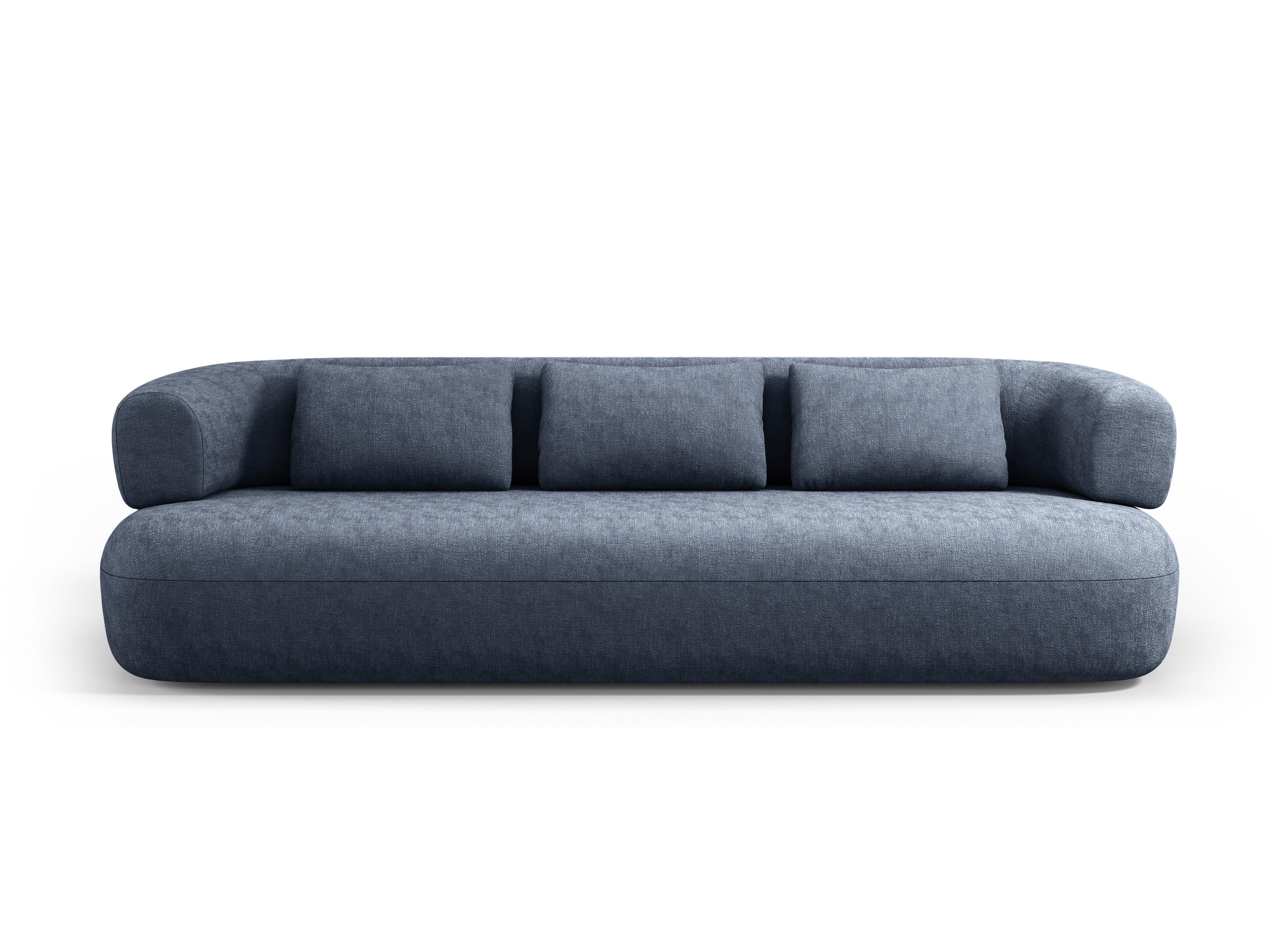 Sofa 4-osobowa ALDRIN granatowy szenil Windsor & Co    Eye on Design