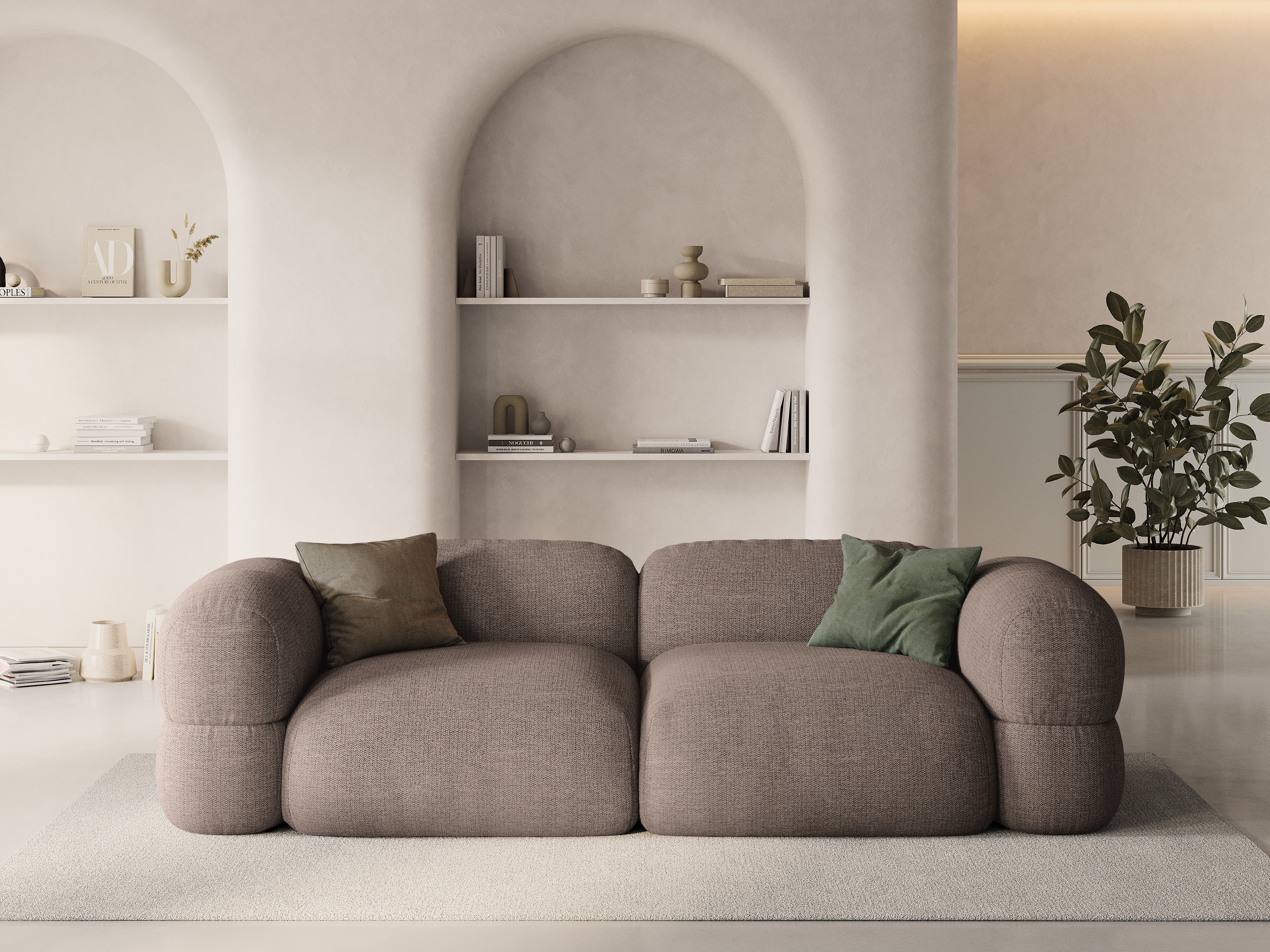 Sofa 4-osobowa ROGER cappuccino szenil